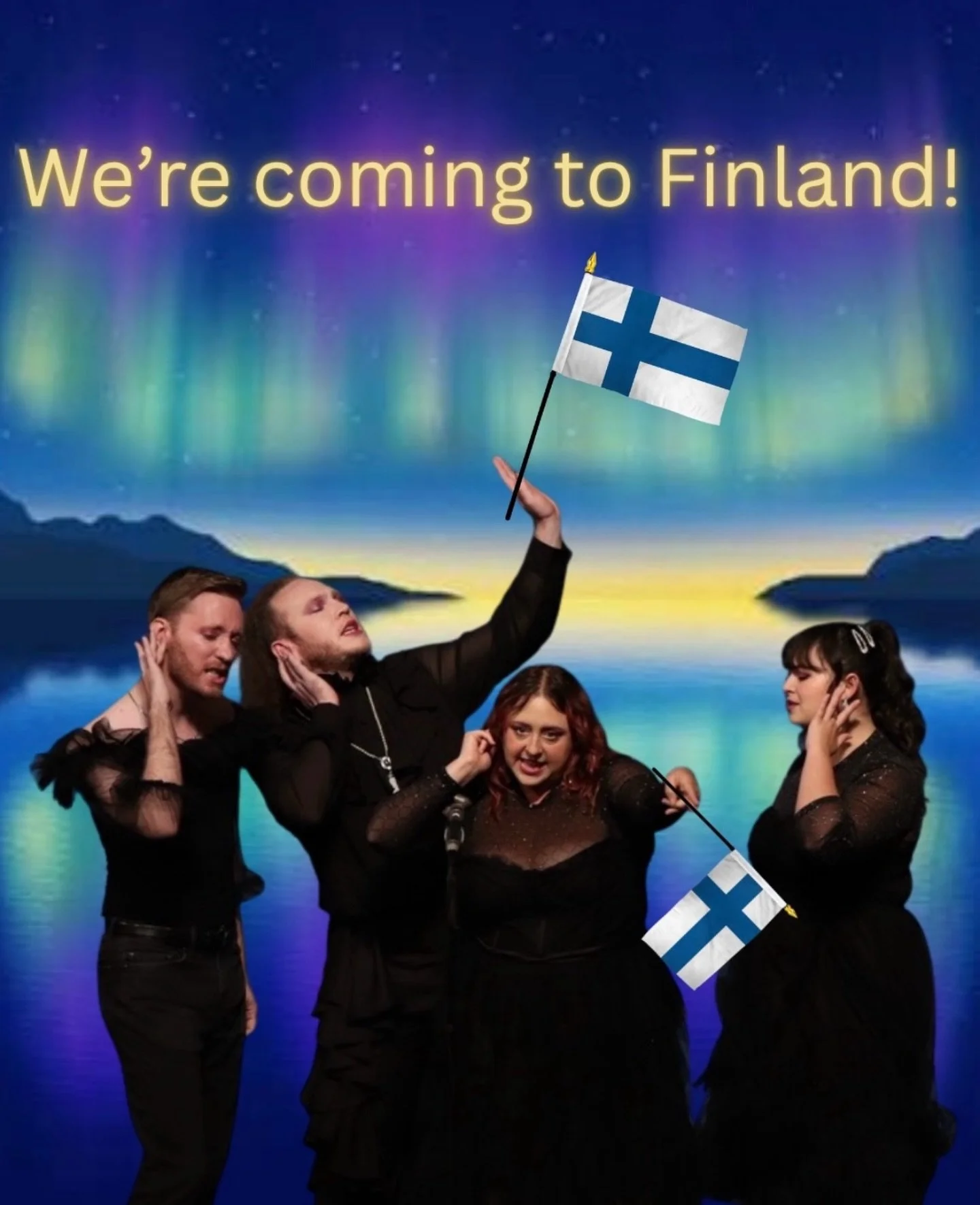 Darlings, we have exciting news! Me tulemme Helsinkiin! 🇫🇮 We will be in Helsinki from March 9-11 before taking the stage at the World Mixed Quartet Contest in Germany. We are excited to be working with @ladyshaveporvoochorus while we&rsquo;re in t