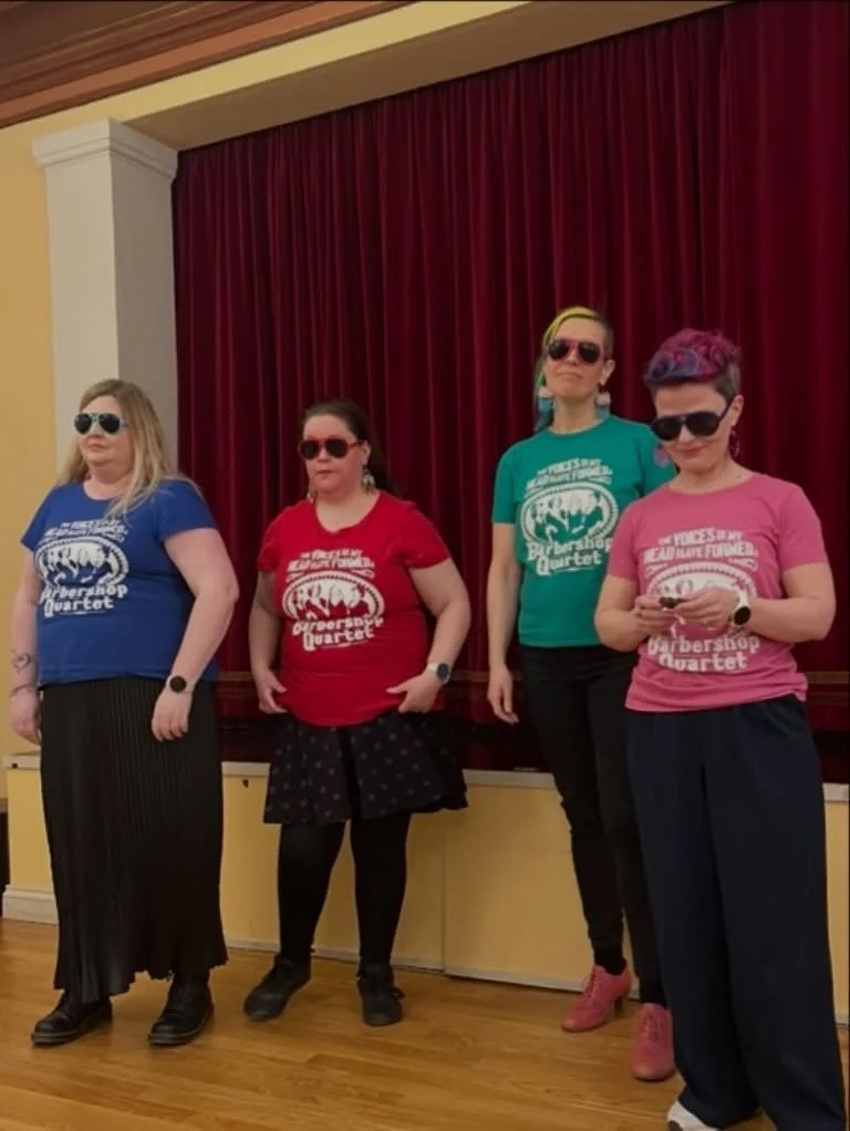 We had so much fun judging the Finnish Association of Barbershop Singers&rsquo; Quartet Night while we were in Helsinki. Many talented singers crossed the stage, who we had the pleasure of spending many hours with tagging at an afterglow (naturally),