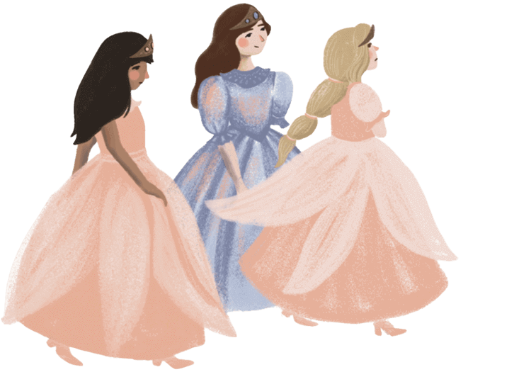 Three princesses learn the meaning of belonging