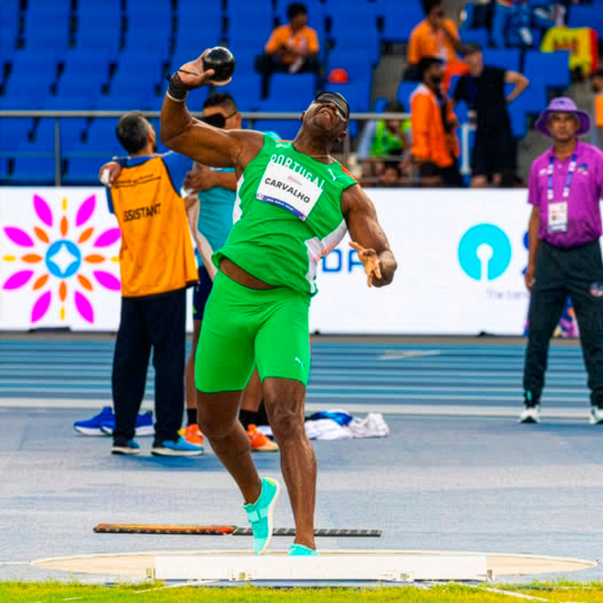 Leonildo Carvalho vence Lançamento do Peso no Meeting Prof. Eduardo Cunha