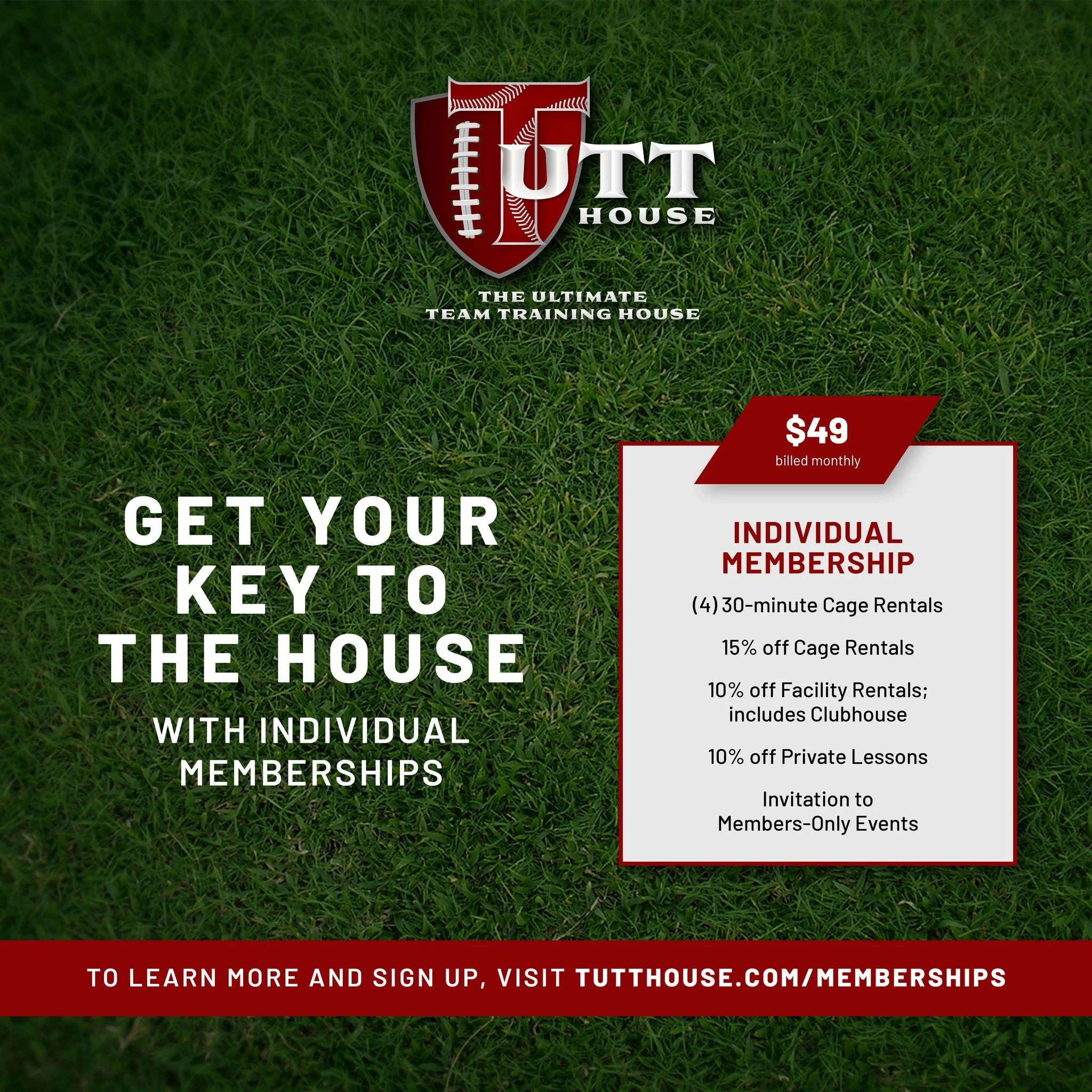 Take control of your game and unlock your potential at TUTT House! 

👉 Go to tutthouse.com to grab your membership and start leveling up.