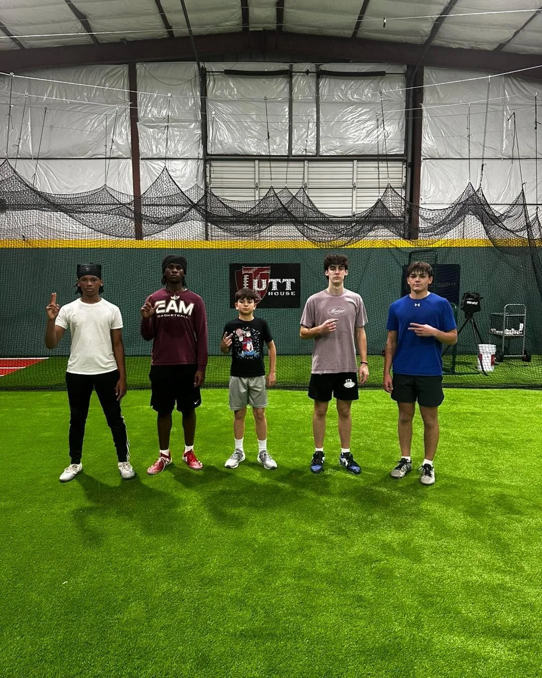 While we were busy on the baseball fields this weekend  Bryson (CoachBmane) was hard at work with these young men. Getting them ready for next football season.