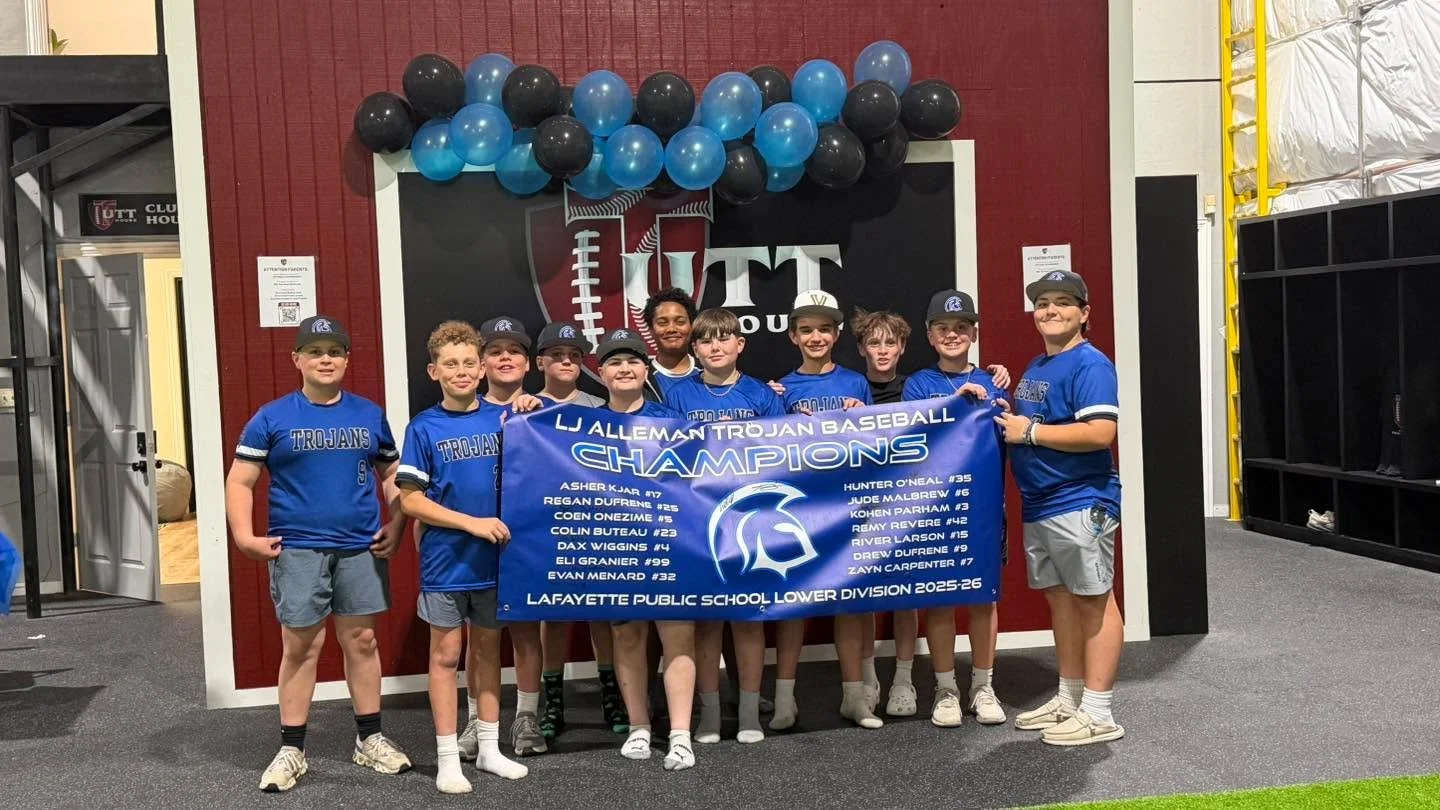 Congrats to the L J Alleman Trojans Baseball Team for winning the Middle School Championship. We enjoyed having y&rsquo;all celebrate it with us at the TUTT House.