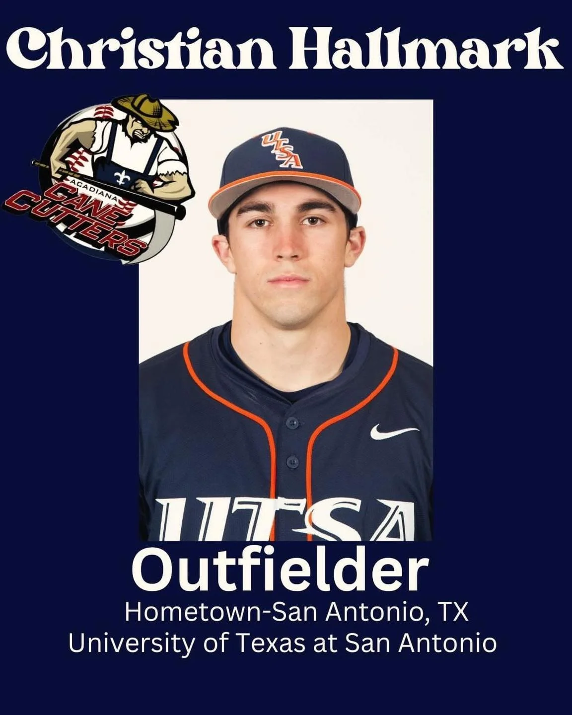 The Roster is set meet our very own Acadiana Cane Cutters.