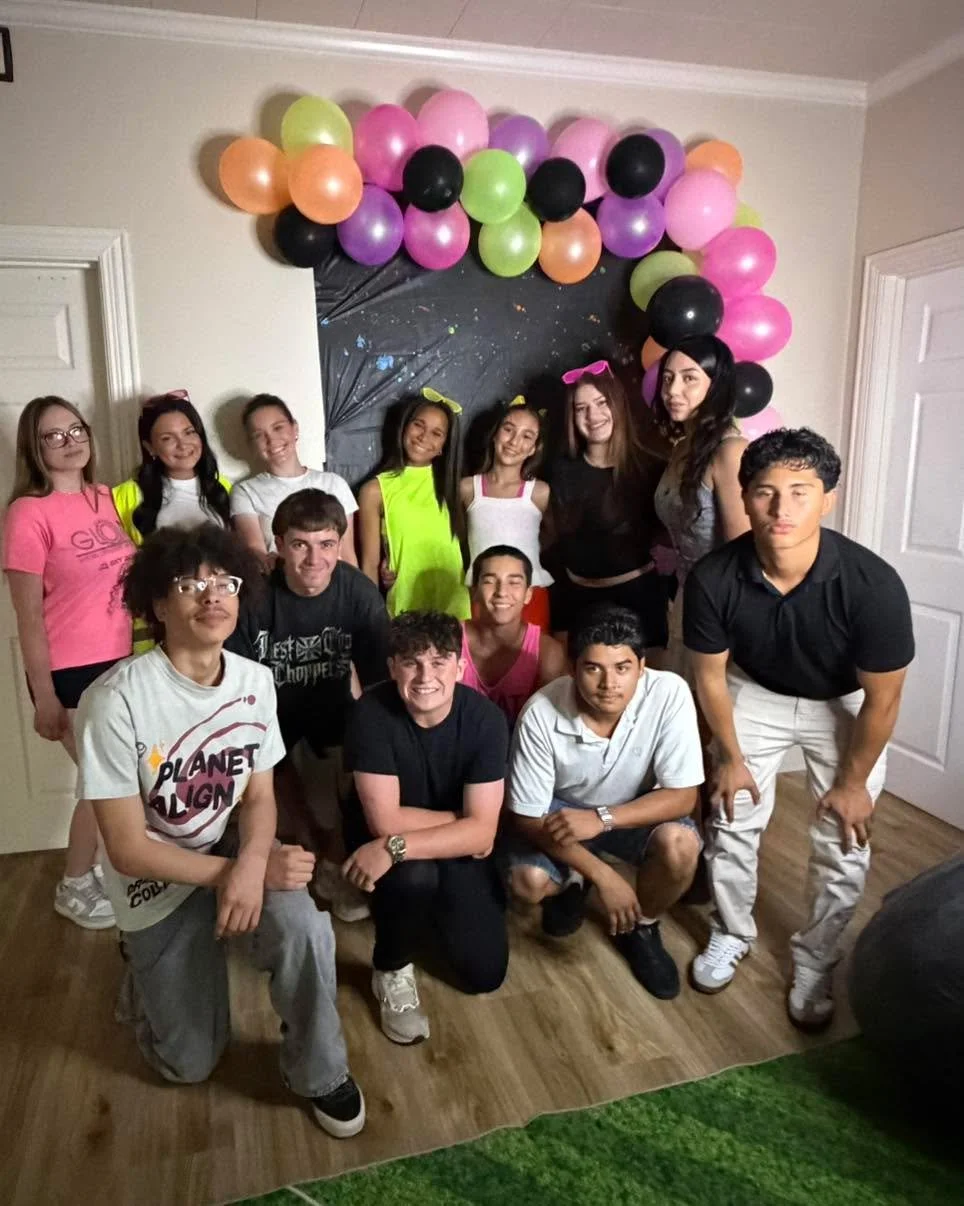 Acadiana High School was in the building last night. What a fun way to kick off summer with a Glow Party at TUTT House