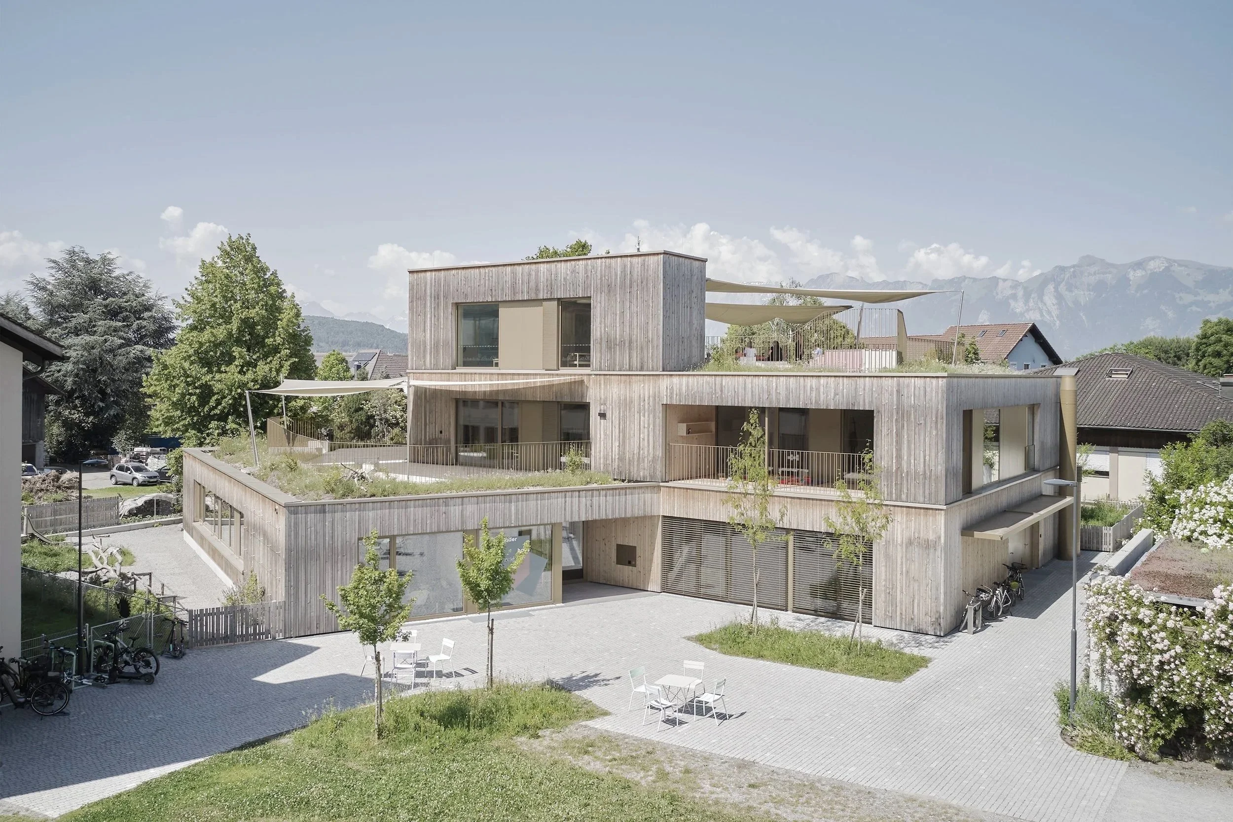 Kinderhaus Rankweil Markt | Gebäude am Südwestlichen Eck des Marktplatzes | Foto Marc Lins