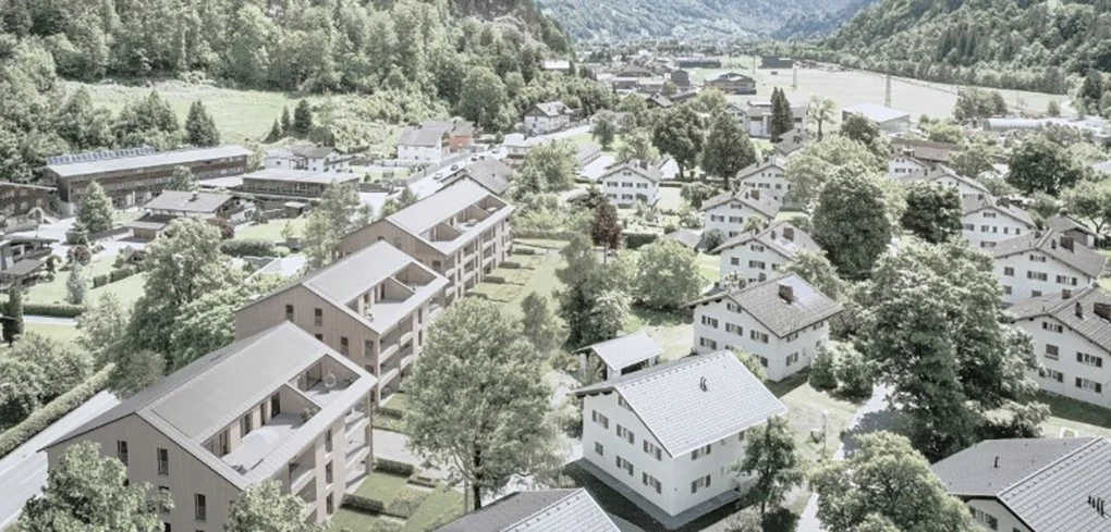 Illwerke Siedlung Schruns | Neubau 1. Bauabschnitt 2024-2026 | Visualisierung WSH


