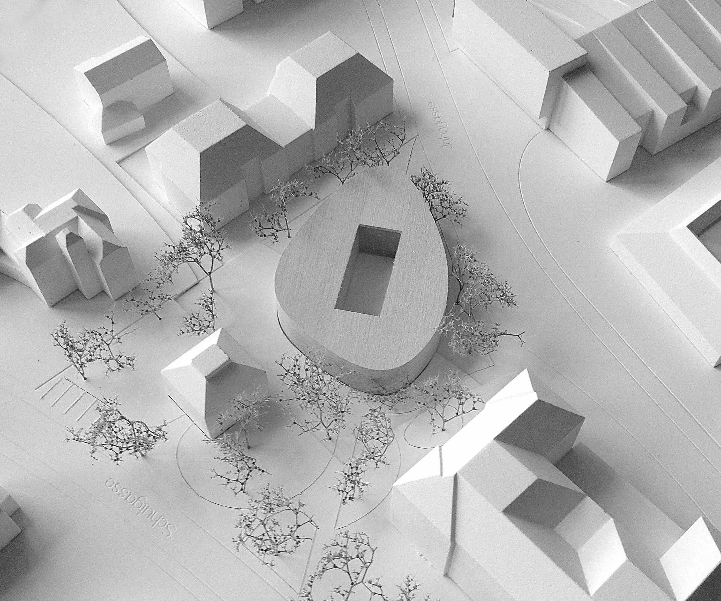 Stadtbibliothek Dornbirn | Wettbewerb | Ein Pavillon im Park