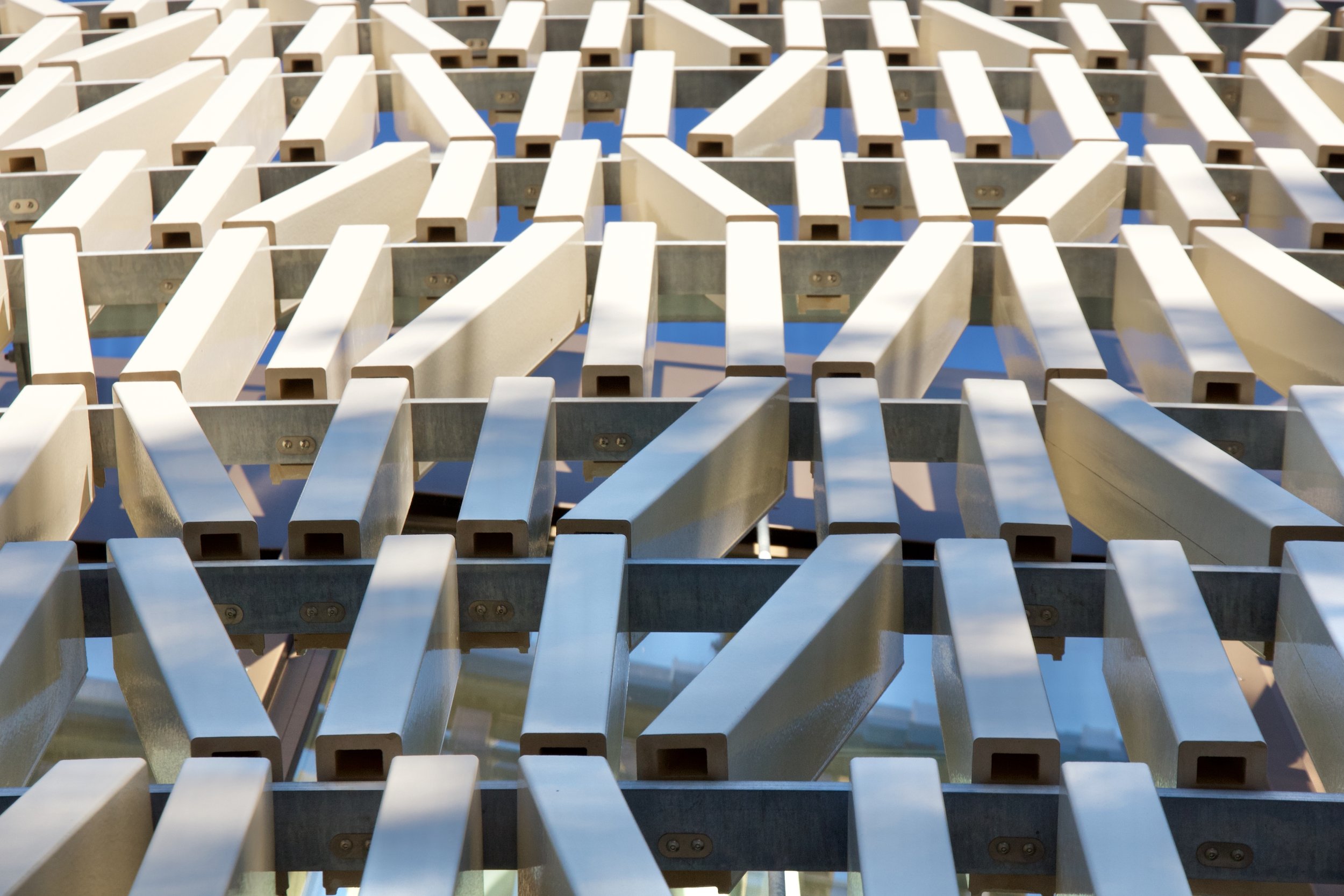 Stadtbibliothek Dornbirn | Konstruktion Keramikfassade