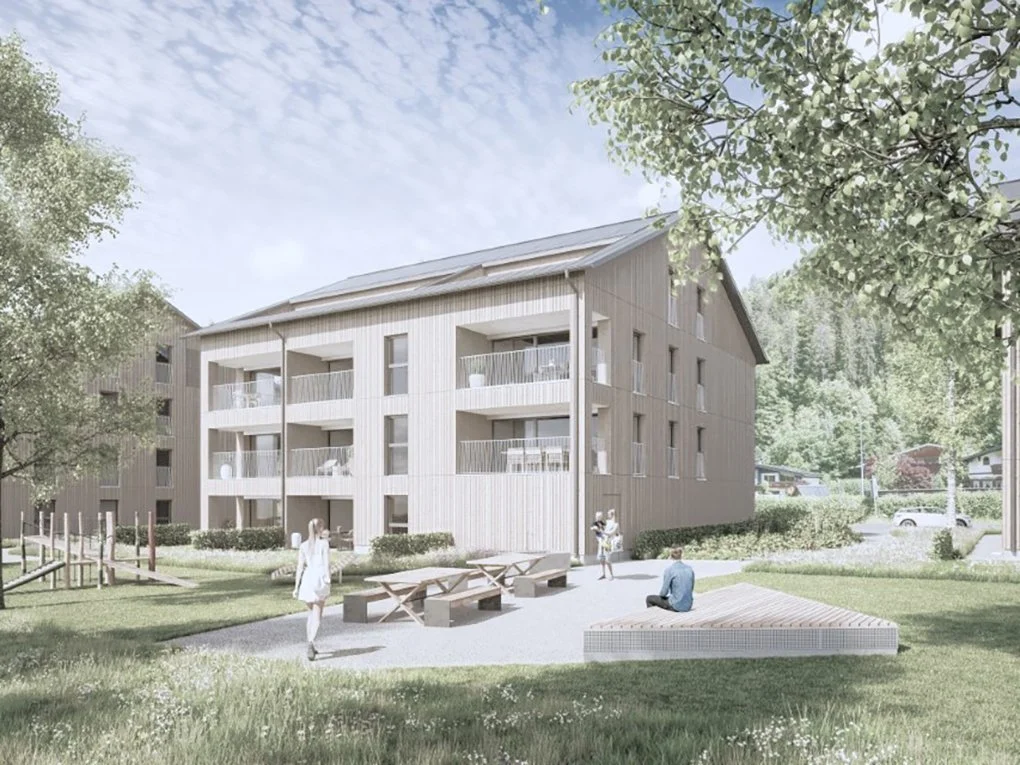 Illwerke Siedlung Schruns | Neubau 1. Bauabschnitt 2024-2026 | Visualisierung WSH


