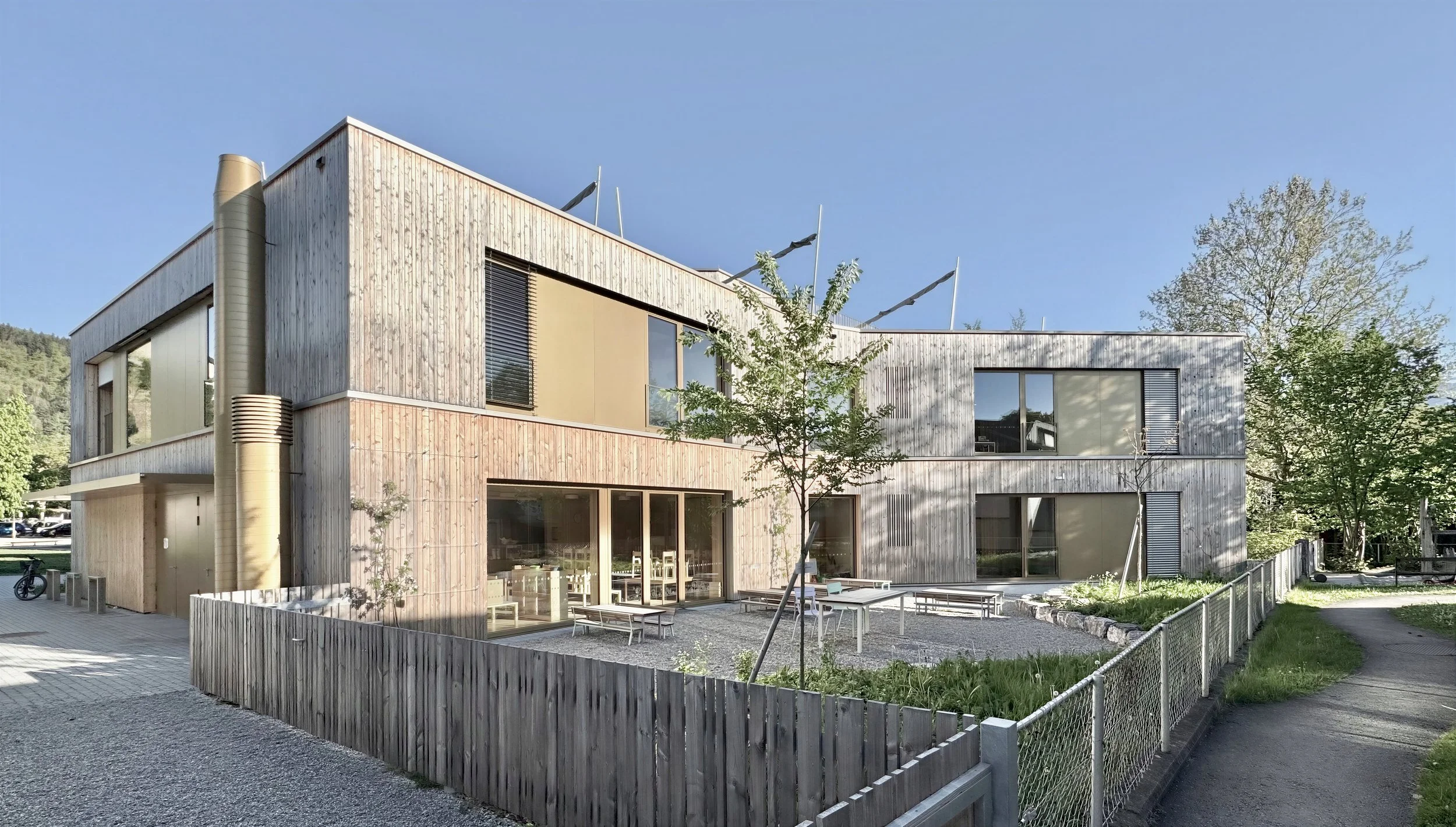 Kinderhaus Rankweil Markt | Blick vom Kindergarten
