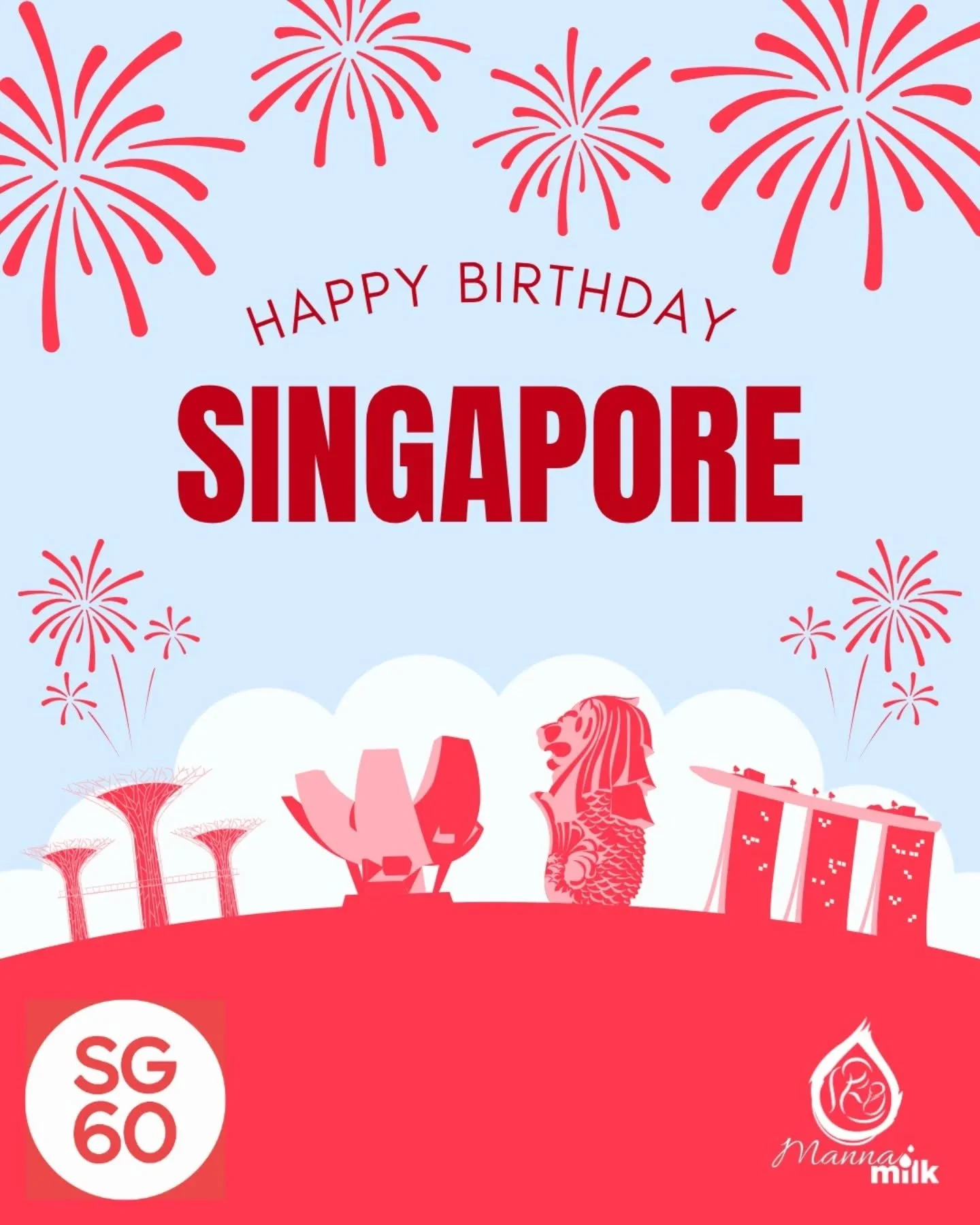 🎉 Happy National Day, Singapore! 🇸🇬❤️ 

Super grateful for this little red dot we call home!

I feel blessed to have my family and small business born and raised in Singapore, in a peaceful environment that helps us to thrive. Super thankful to th