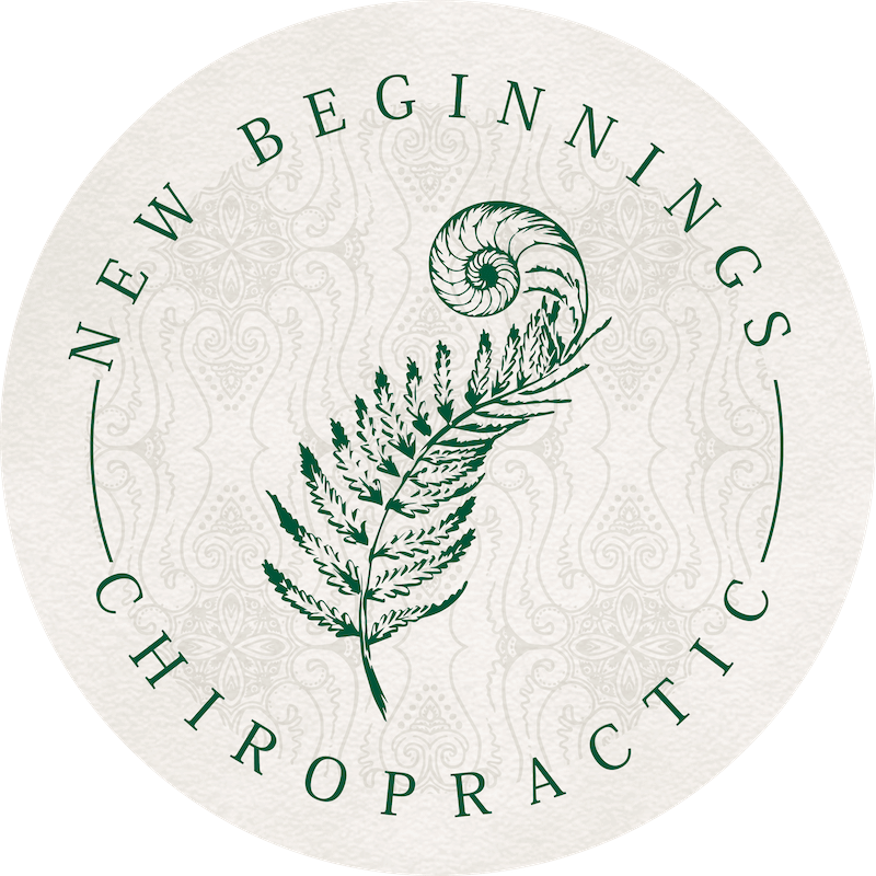 Logo of 'New Beginnings Chiropractic'.