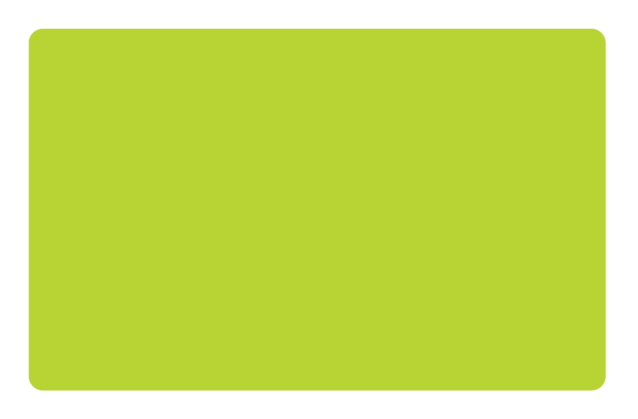 Green rectangular card