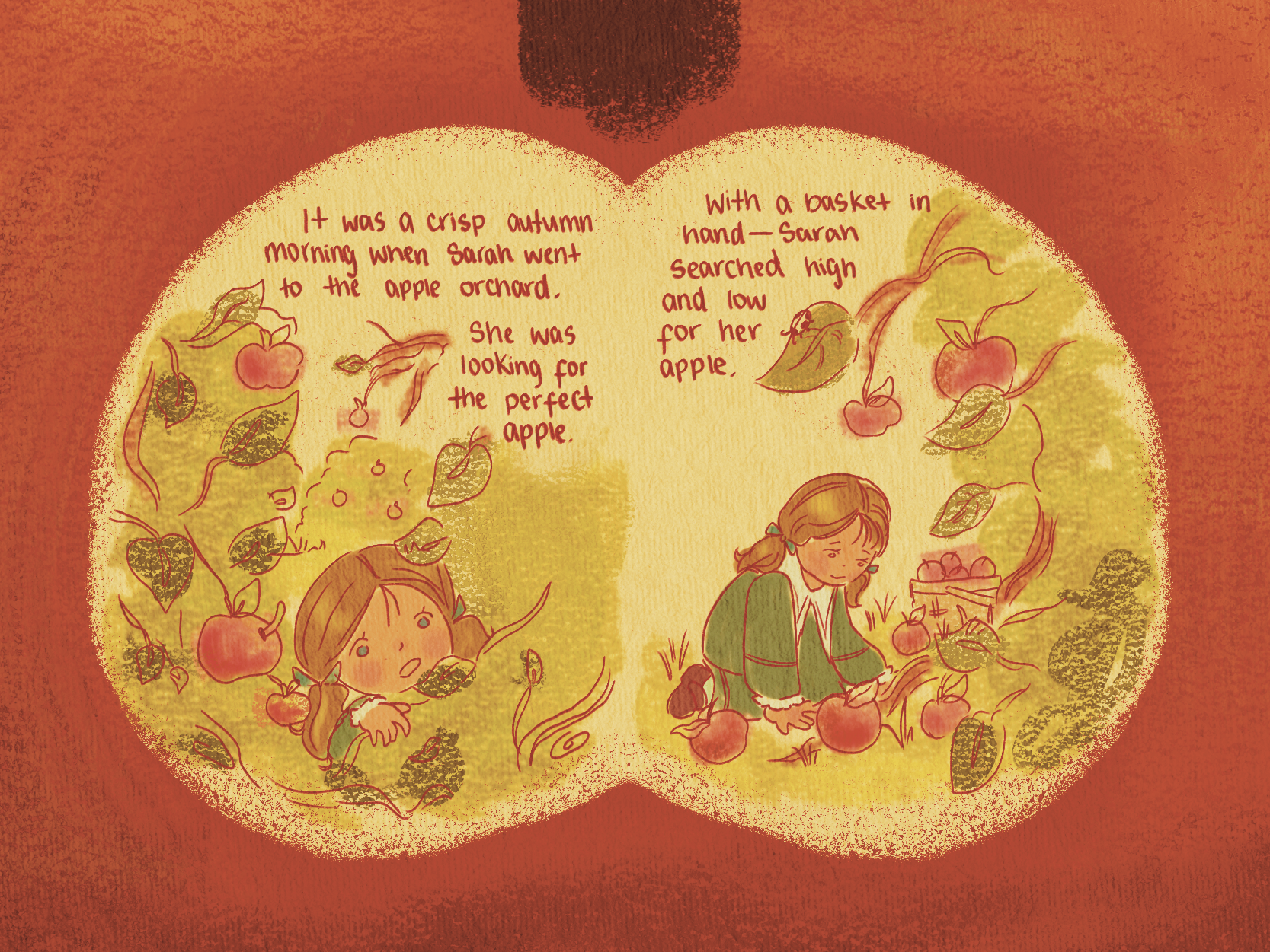 First and second page of zine