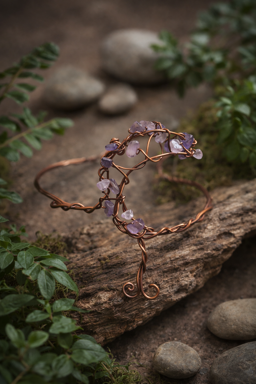 Violet Vine Arm Cuff