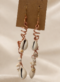 Oceans Cowrie Earrings