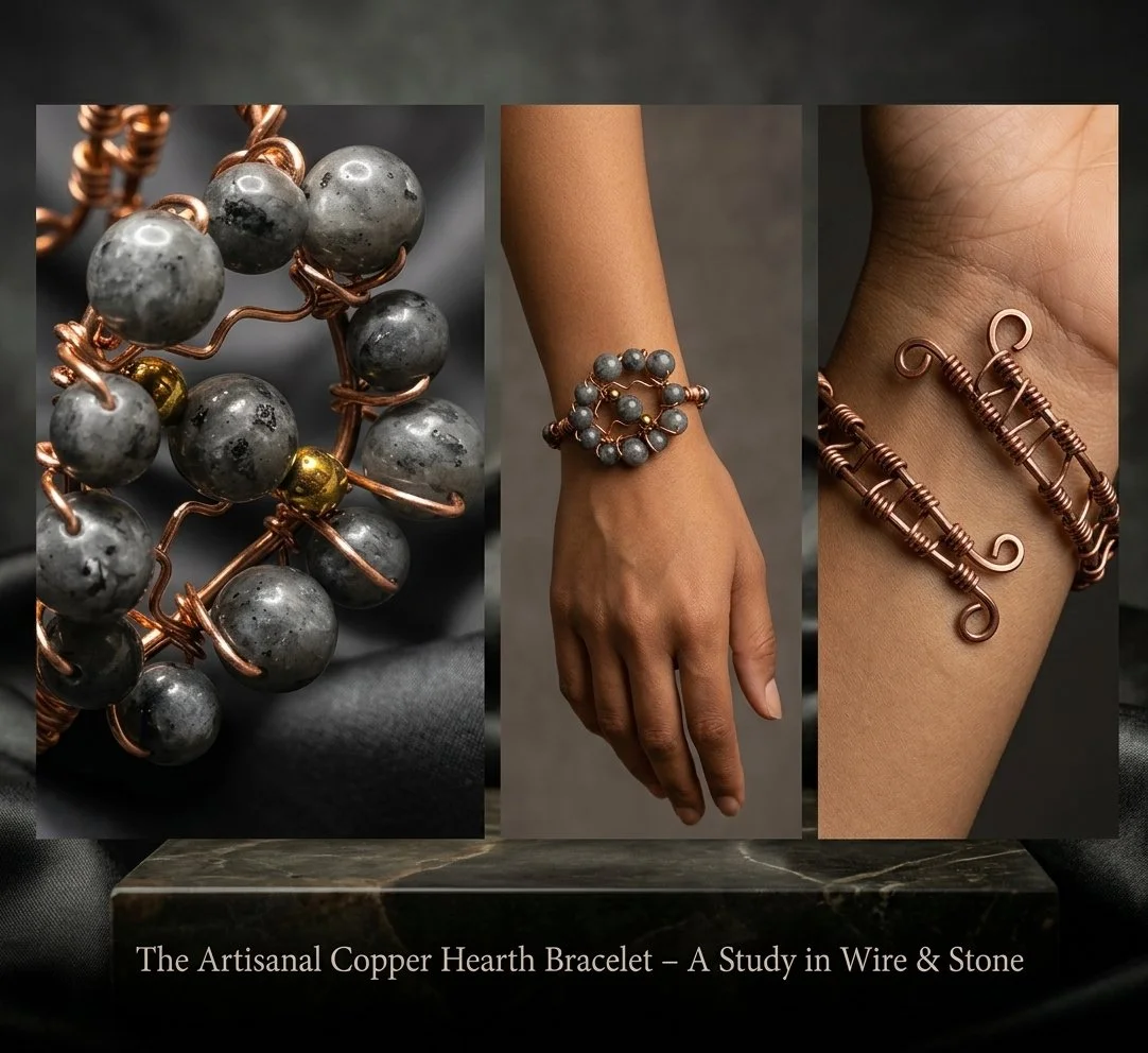 Labradorite Copper Cuff