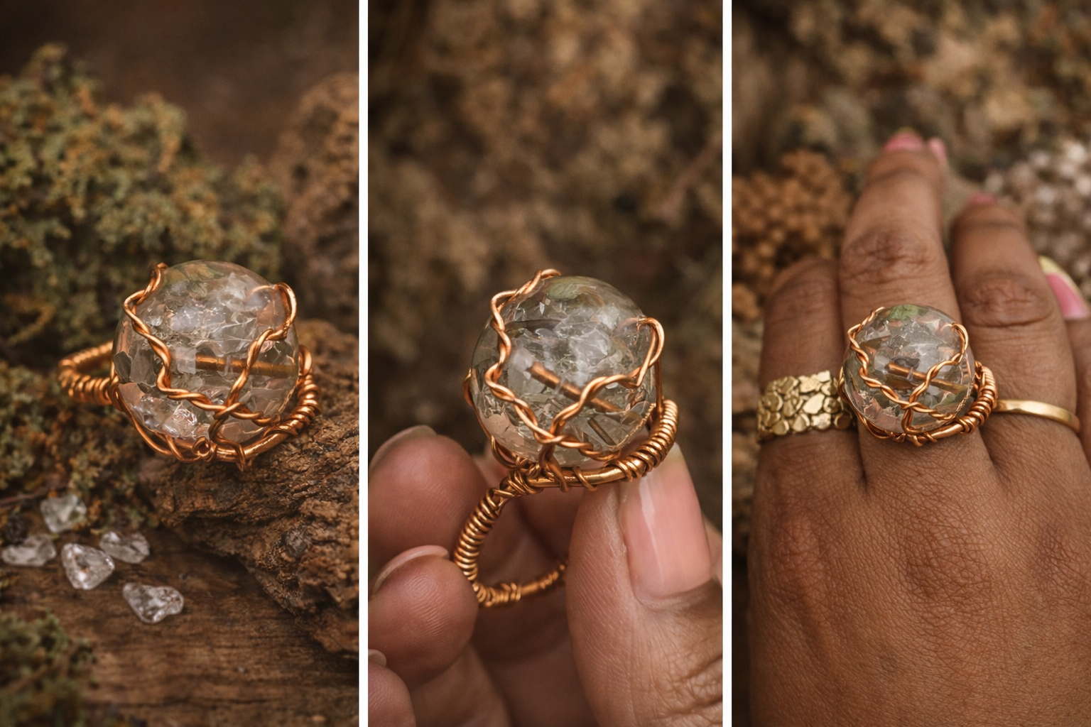 Sacred Sage Quartz Ring