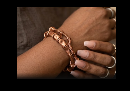 Wandering Wire Copper Cuff
