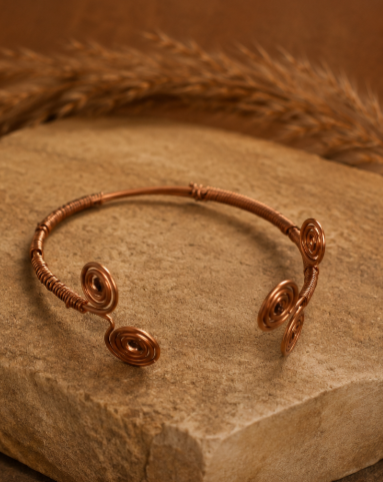Spirals Wrist Cuff
