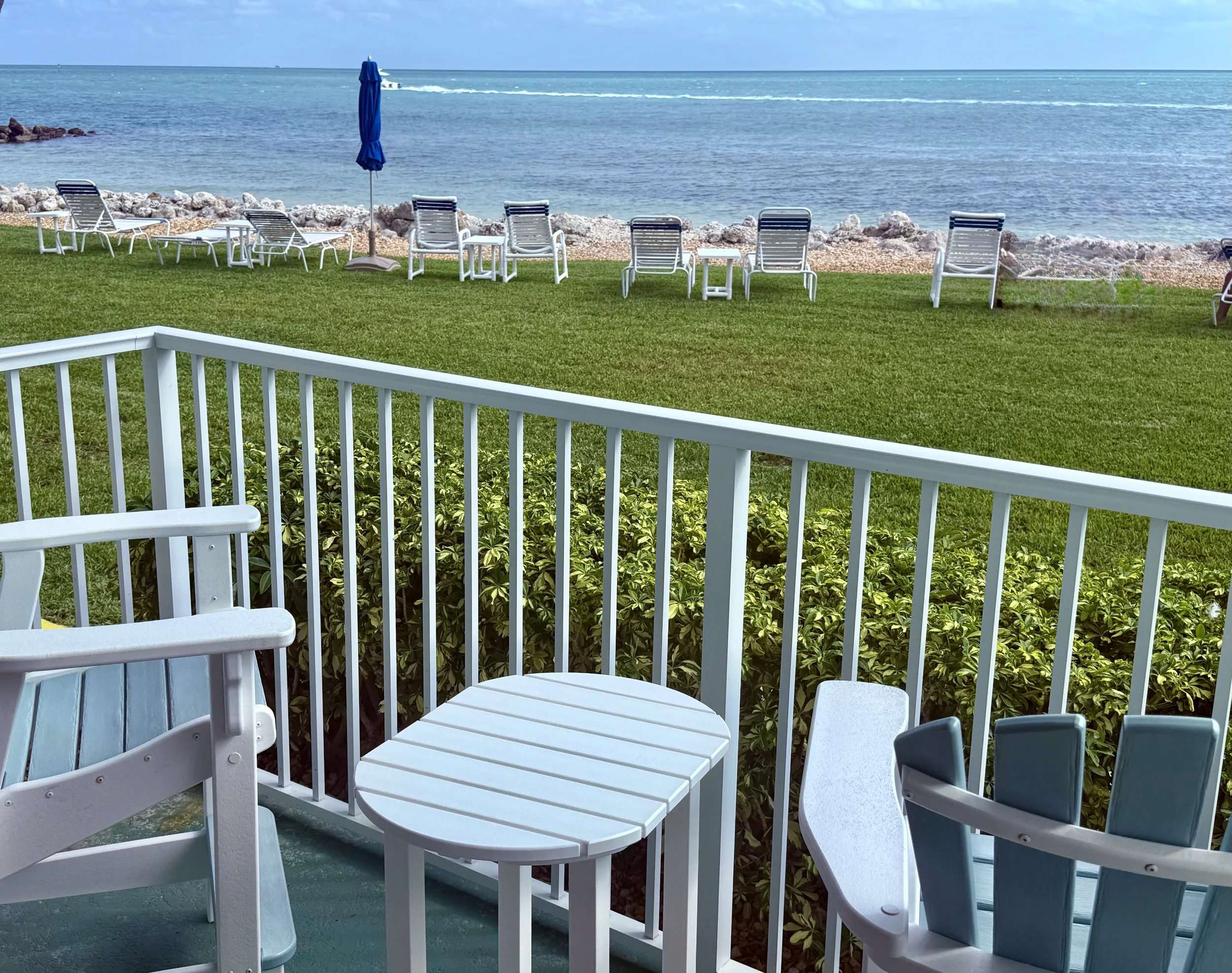 listen to the waves from your patio