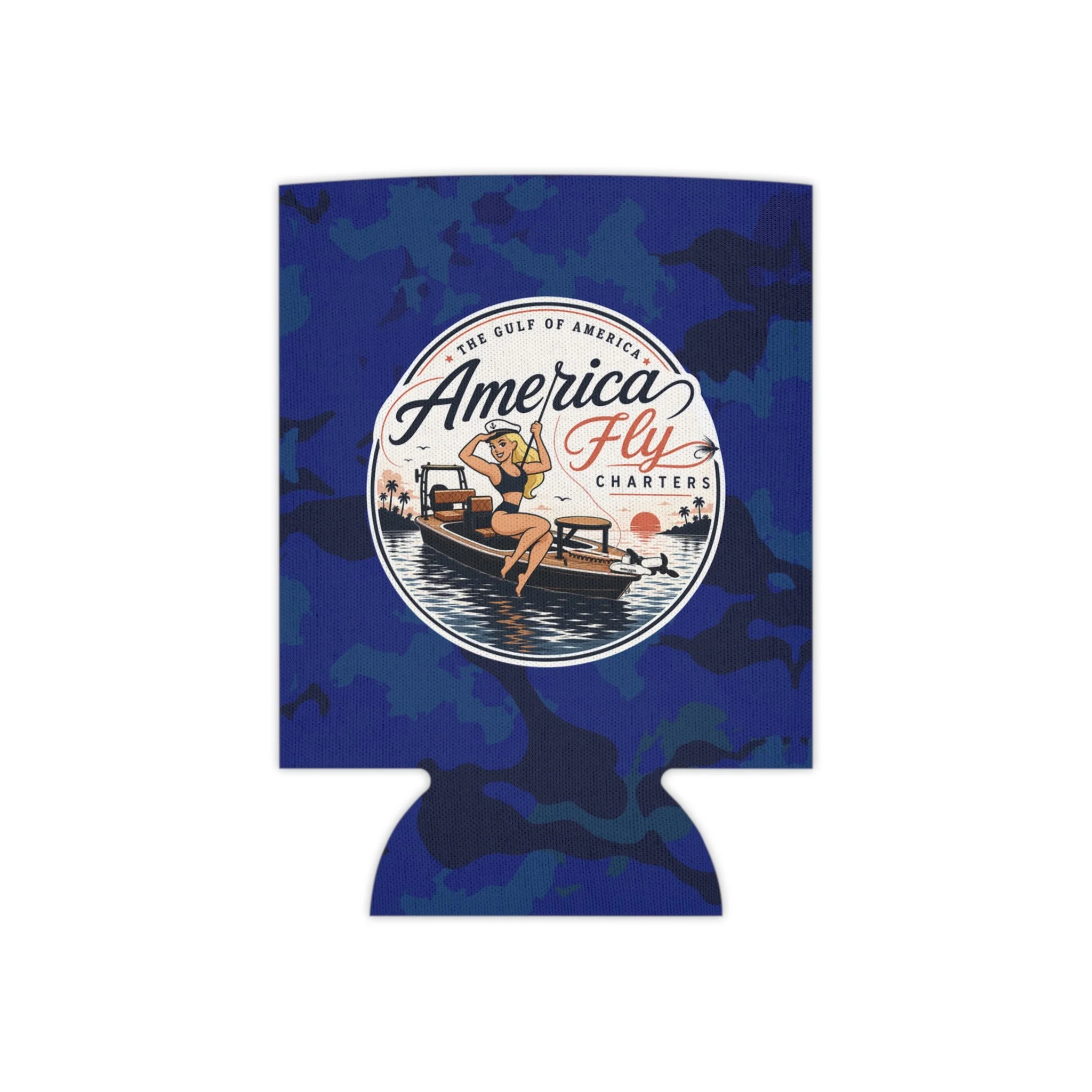 AMERICA FLY CHARTER CAMO REGULAR & SLIM CAN COOLER