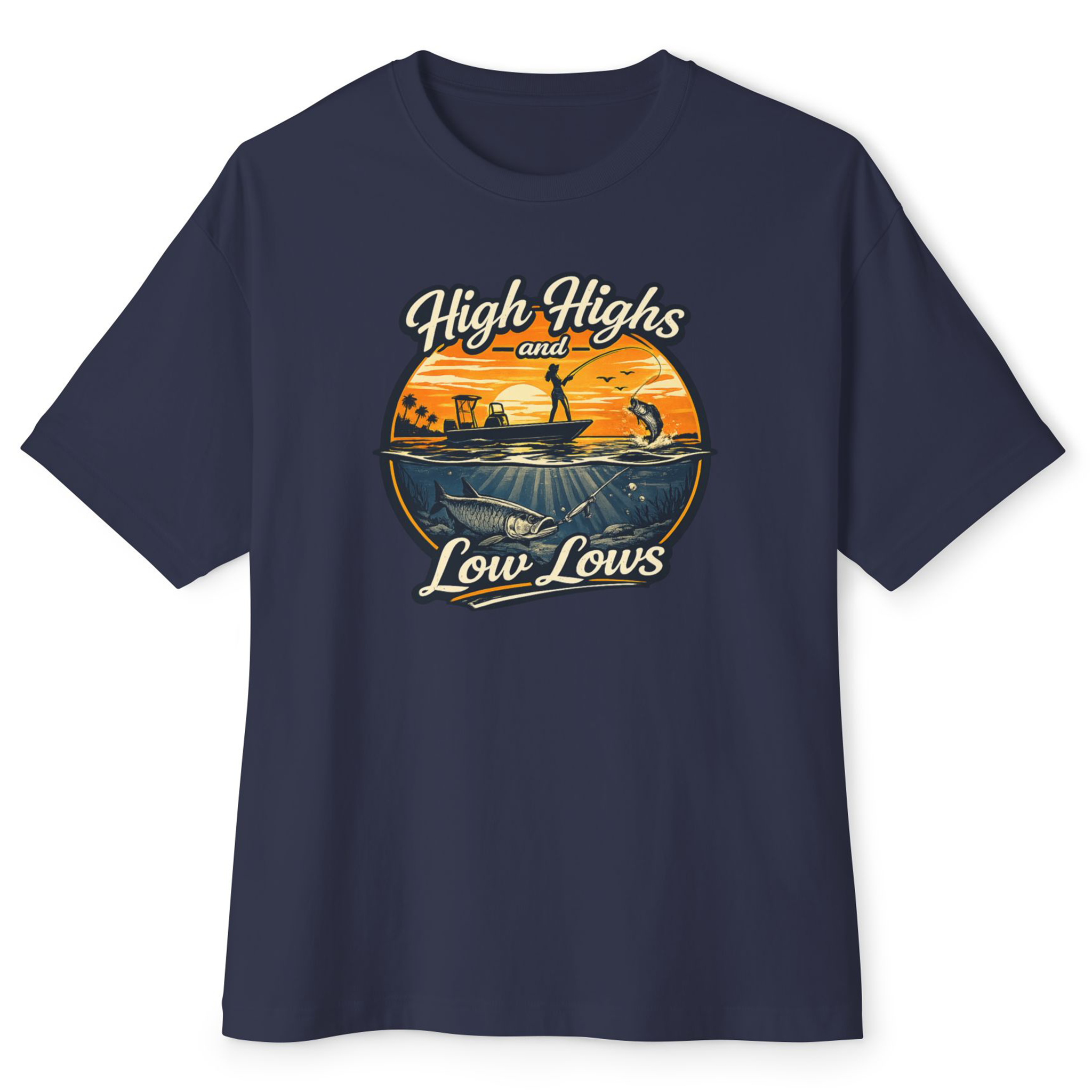 HIGH HIGHS AND LOW LOWS UNISEX OVERSIZED BOXY TEE