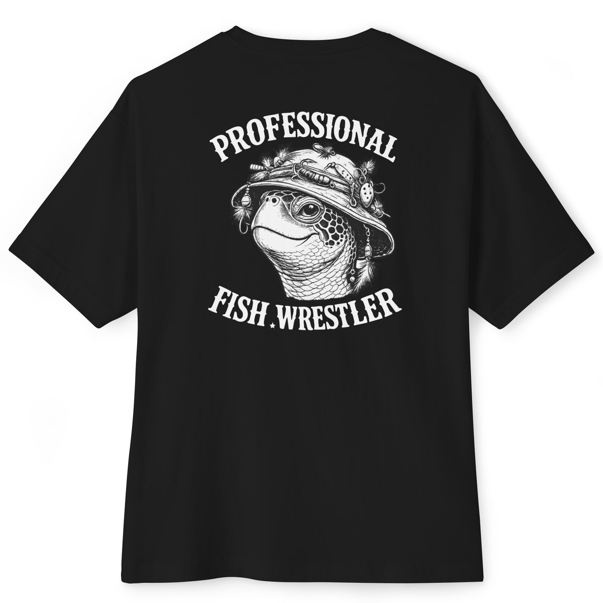 PROFESSIONAL FISH WRESTLER UNISEX OVERSIZED BOXY TEE
