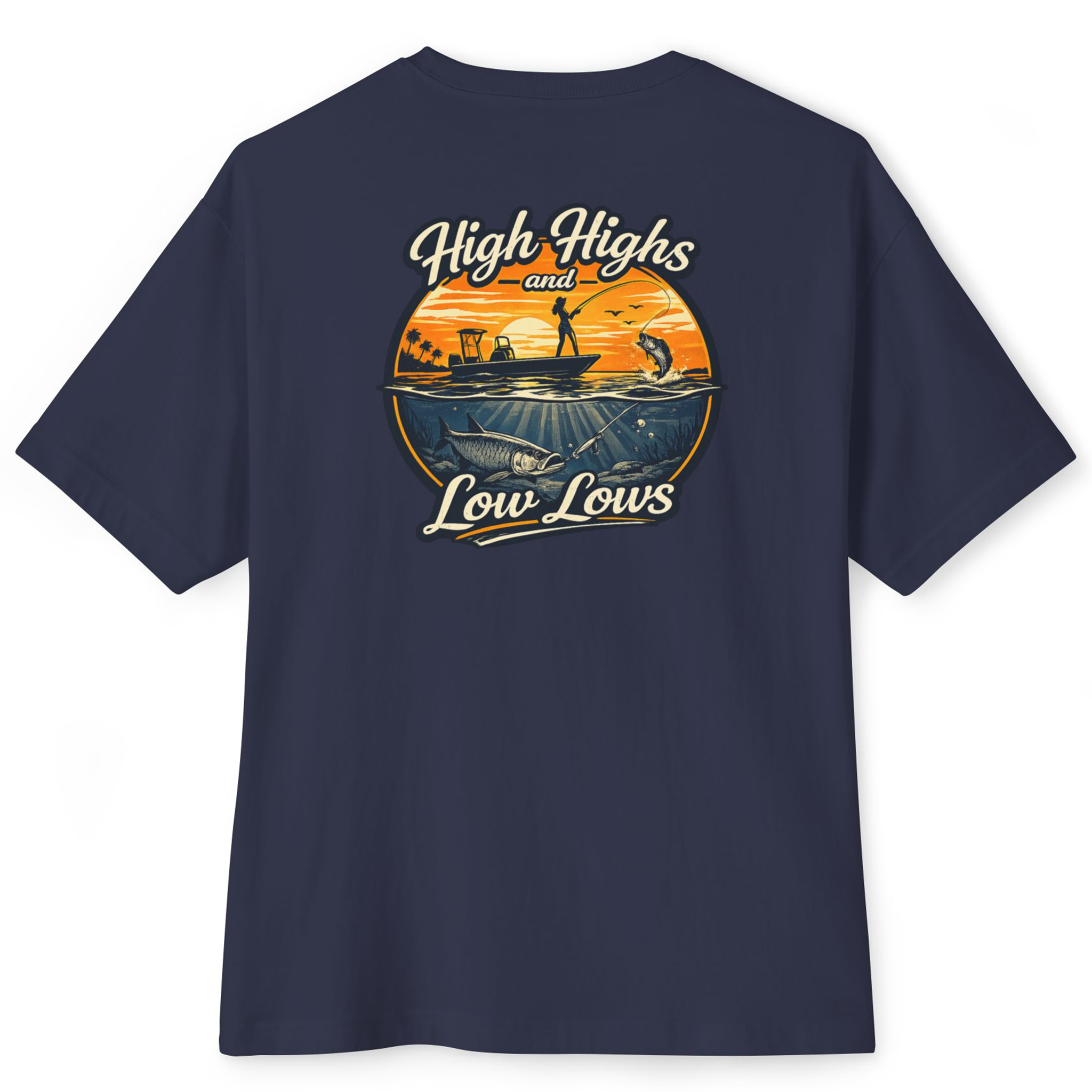HIGH HIGHS AND LOW LOWS UNISEX OVERSIZED BOXY TEE