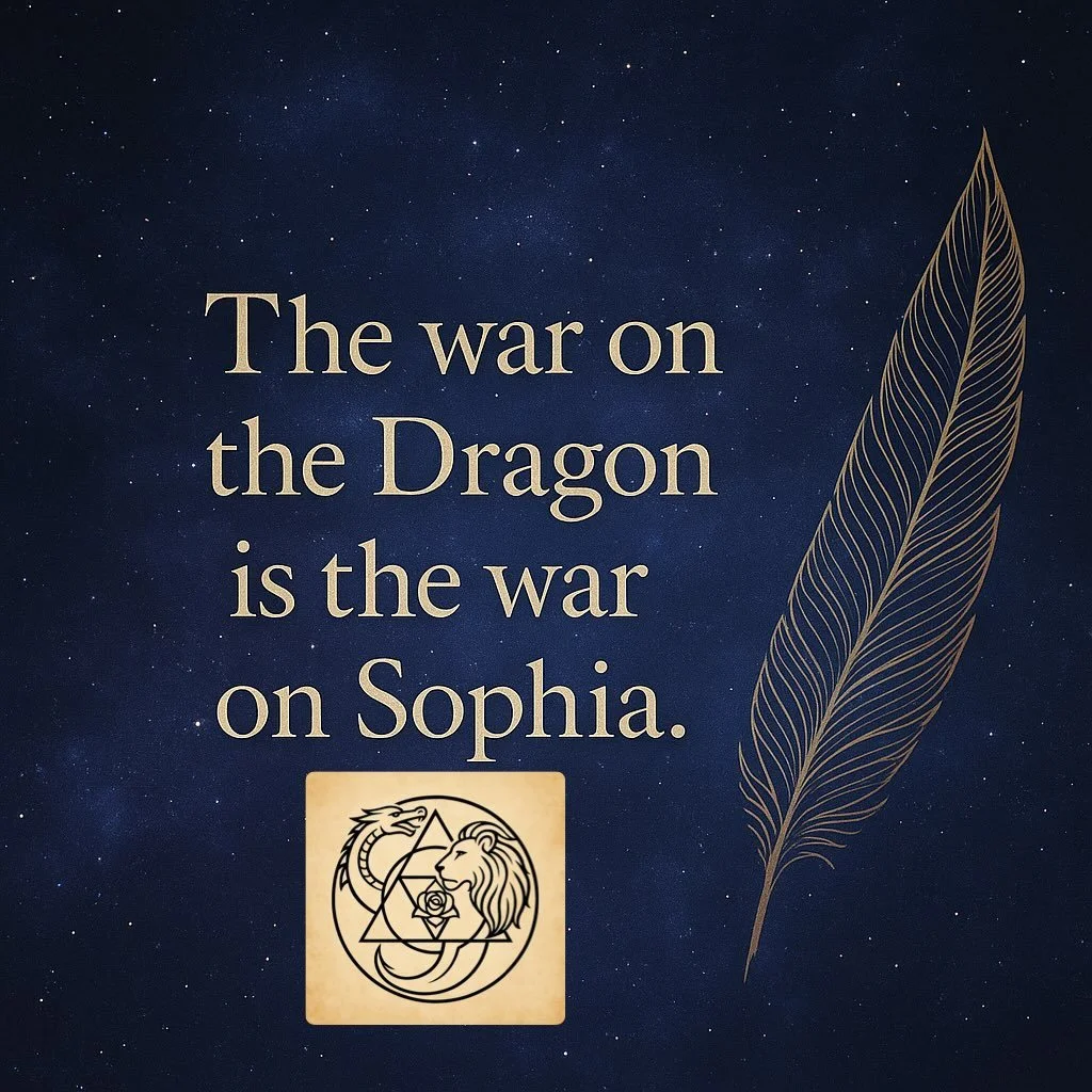 Neither were ever meant to be hidden. The narrative to erase Sophia and The Dragons is ending. They never left, only waited until we were ready. It Rises Now-  #sophia #dragons #divinewisdom #pathofthedragon #mythismemory #rise #fifthharmonic #divine