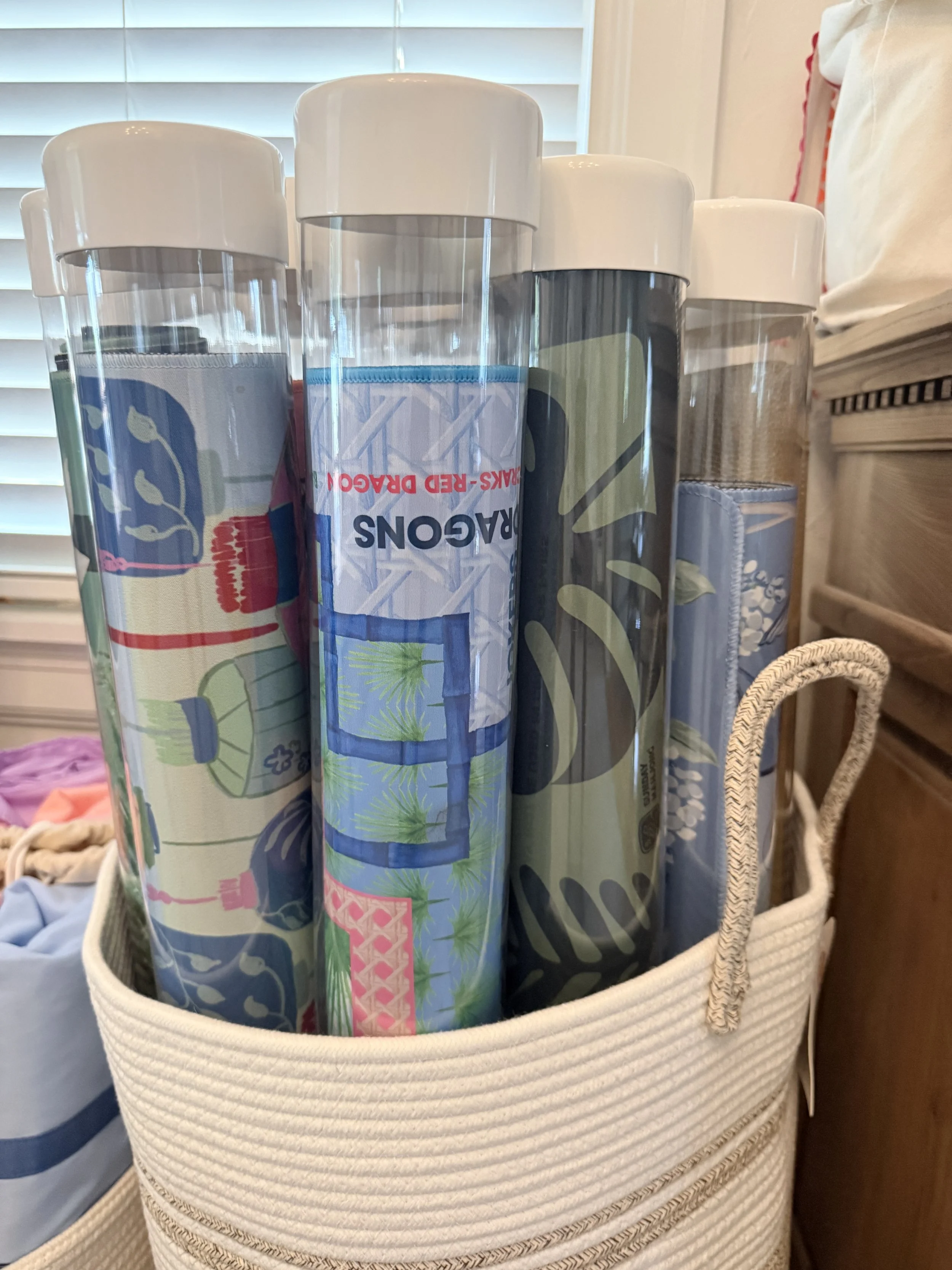 Clear Mahjong Mat Storage Tube