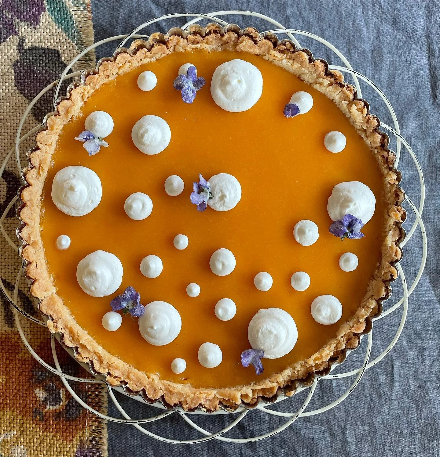 Homemade tart by Amanda