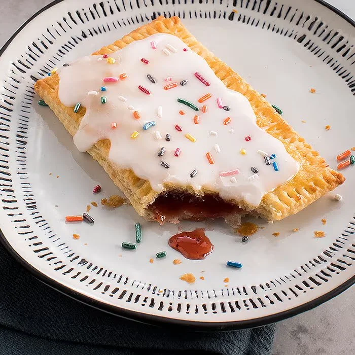 Air fried breakfast pastry