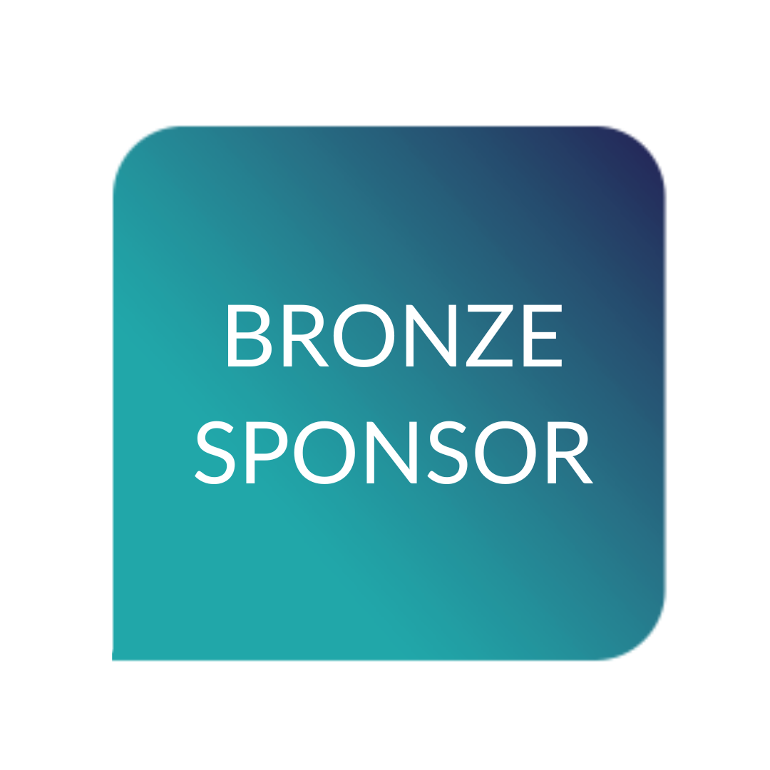 Graphic with a gradient blue background featuring the text 'Bronze Sponsor' in white.