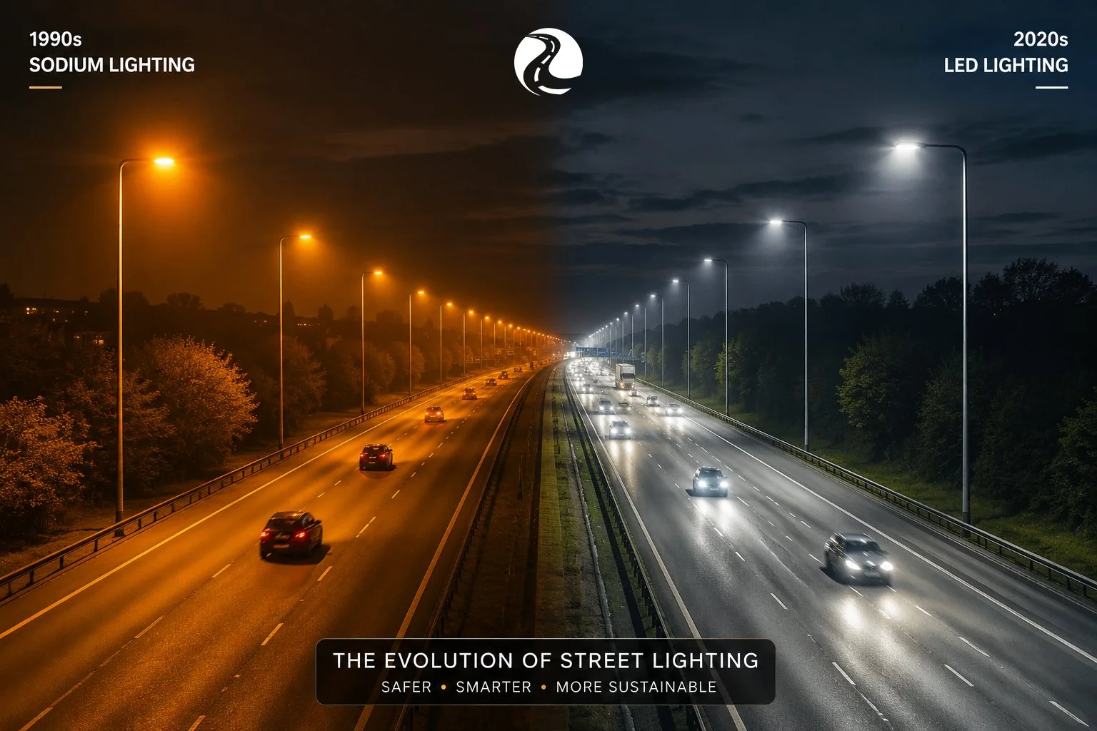 From Sodium Glow to Smart LEDs: How UK Street Lighting Changed Since the 90’s