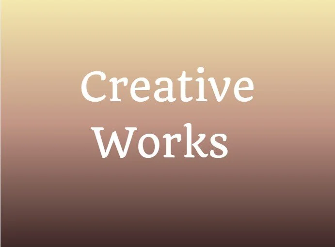 Text that reads 'Creative Works' on a gradient background.