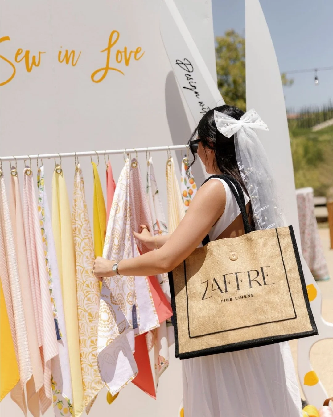 Sew in Love✂️🪡🧵🤍

Temecula afternoon at Europa Village, where wine country meets wedding inspiration.

We spent the day surrounded by couples dreaming up their weddings, sipping wine and engaging with linens in a way that felt intentional, persona