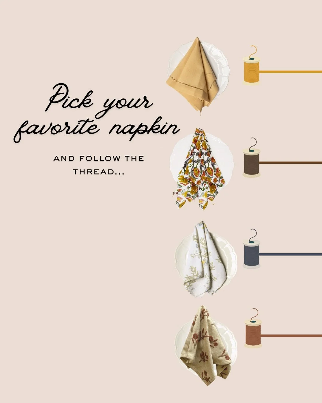 Want to keep playing? Our Cost Mesa studio is open for visits, and we&rsquo;ll design alongside of you. #designthetablefirst #oc #costamesa #rent #designideas