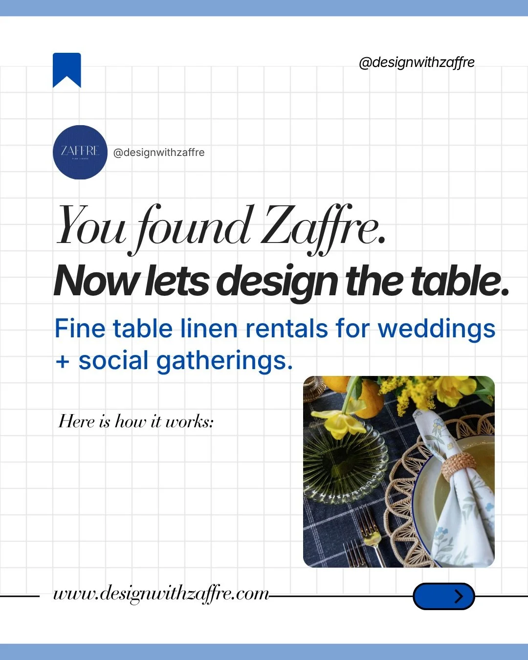 Ready to design the table? ➡️ Link in bio

Photography || @spostophoto