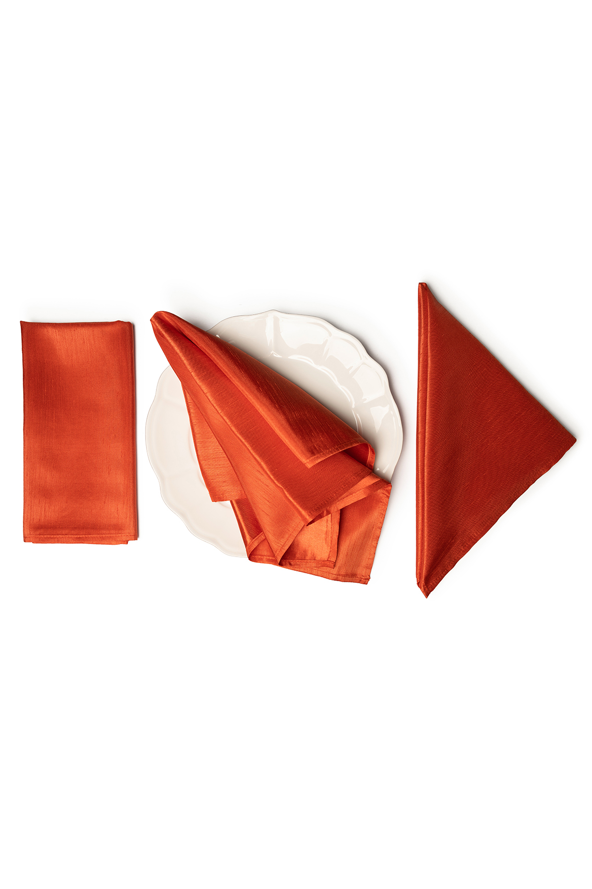 SHANTUNG Tangerine Napkins