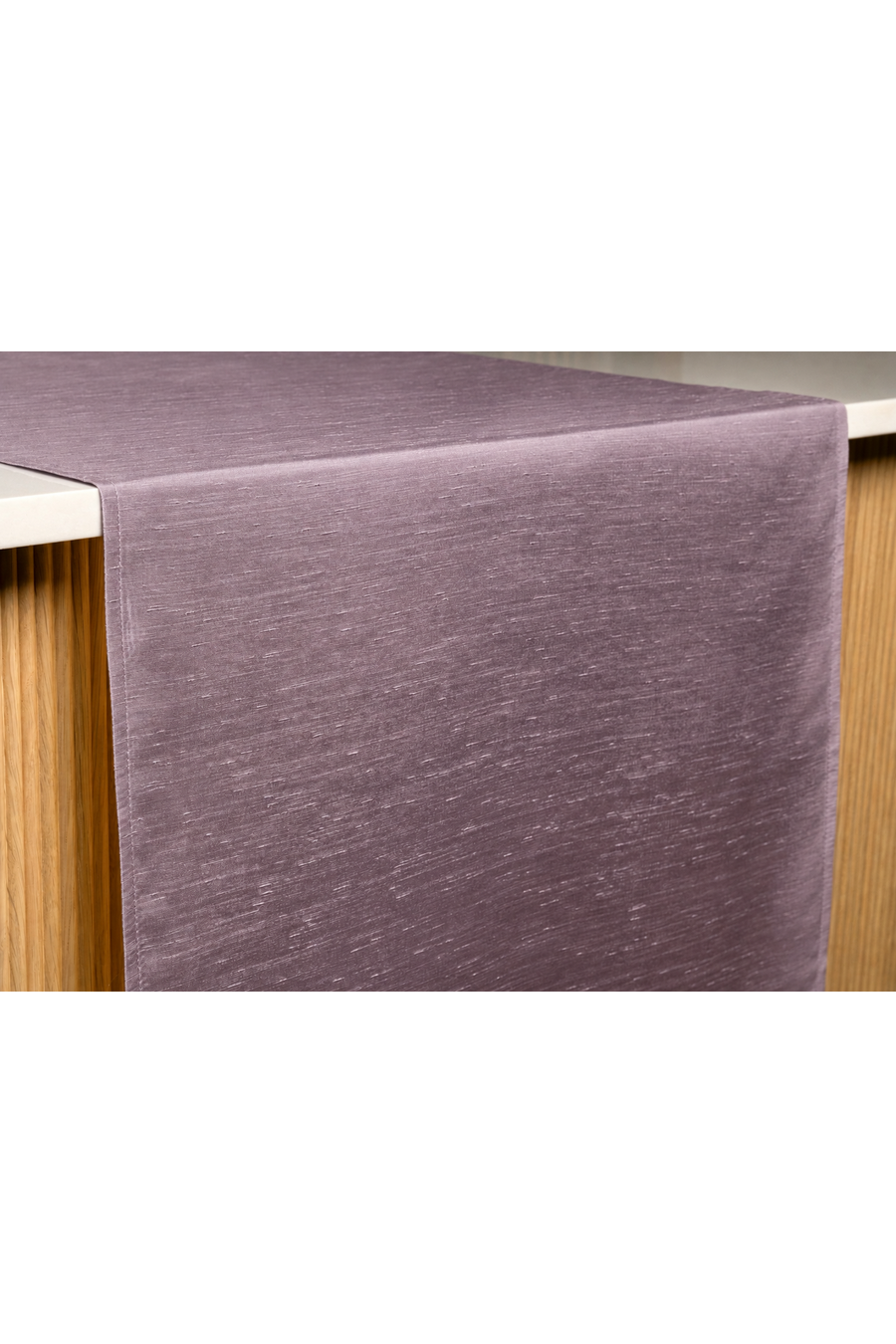 SHANTUNG Dusty Lilac Table Runner