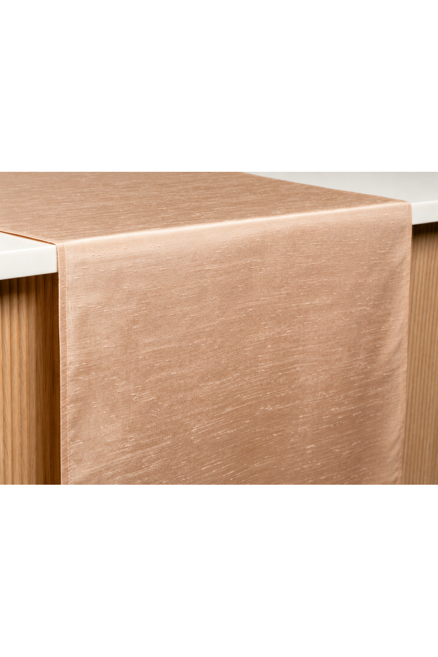 SHANTUNG Blush Table Runner
