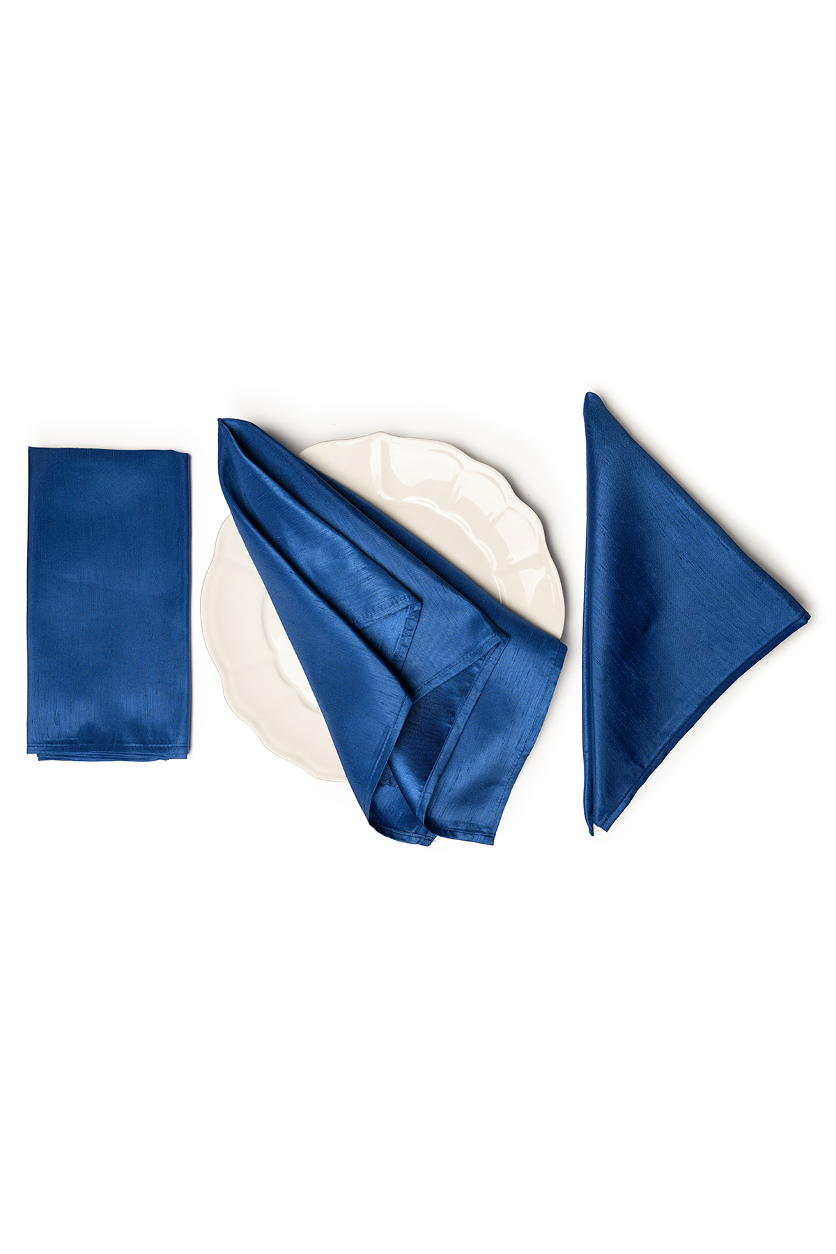 SHANTUNG Royal Blue Napkins