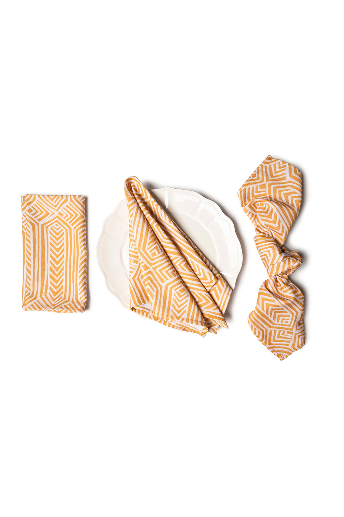 POLLUCK Mustard Napkins