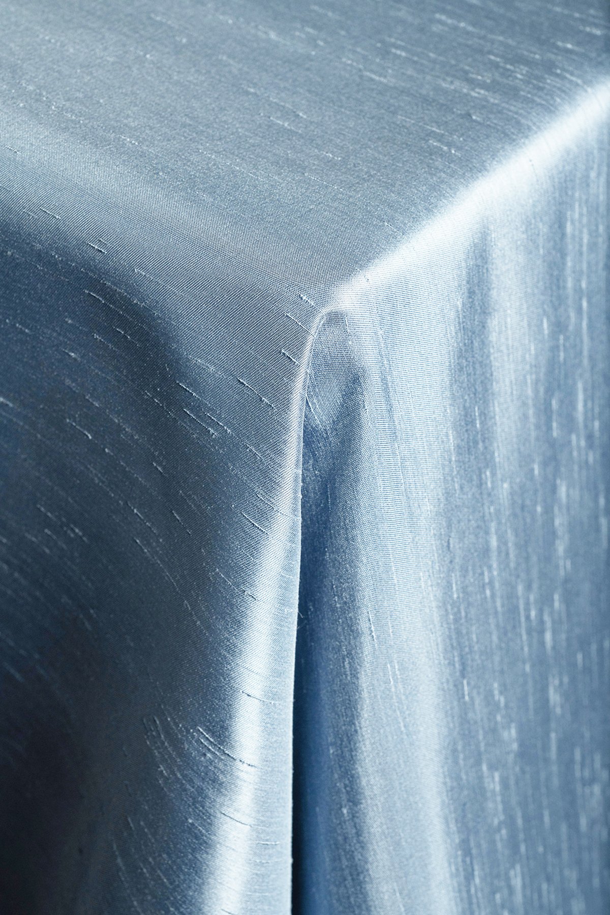 SHANTUNG Slate Blue Table Linen