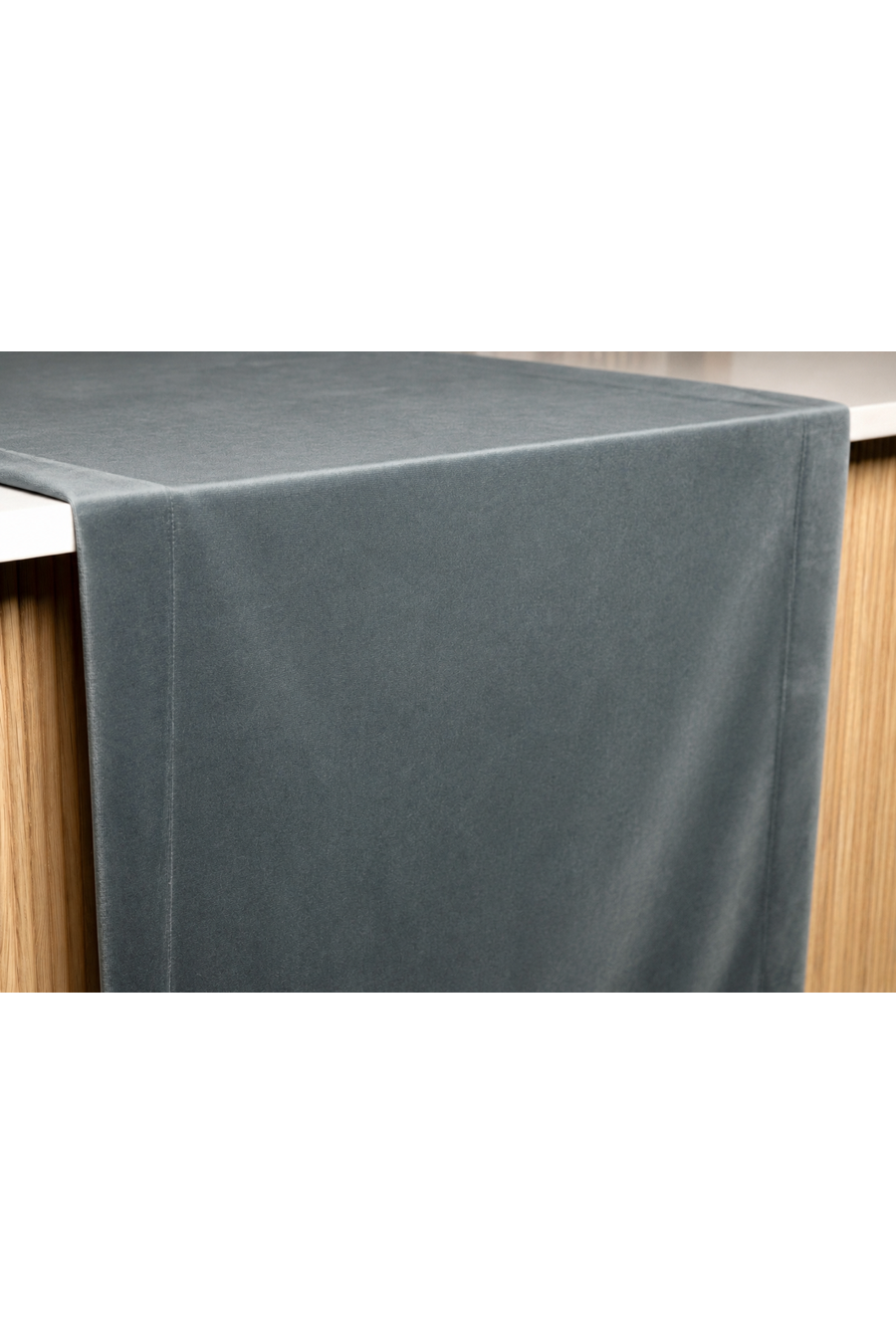 VELLUTO Cadet Blue Table Runner