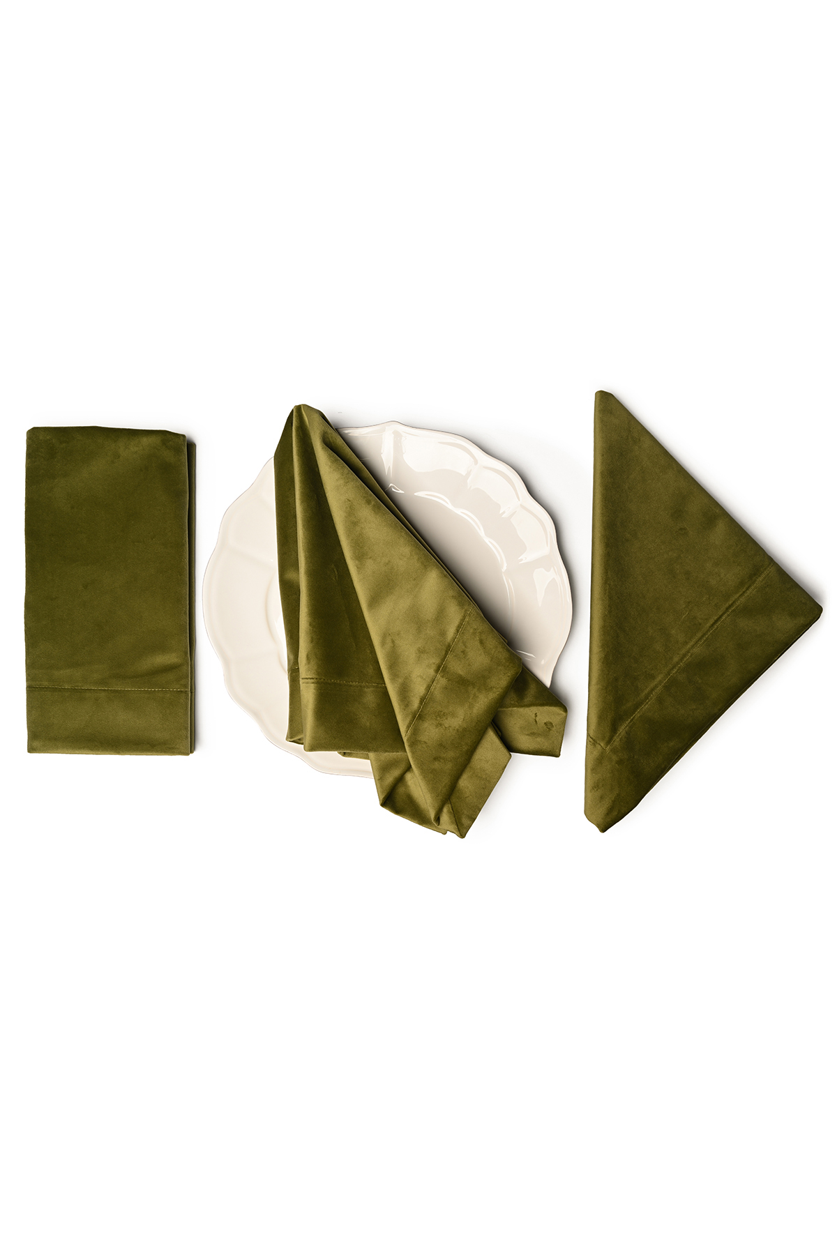 VELLUTO Olive Napkins