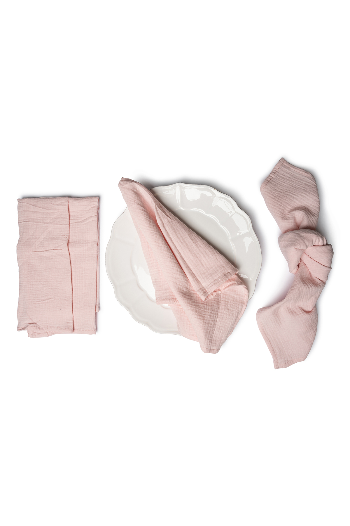 WAFFLE Blush Napkins