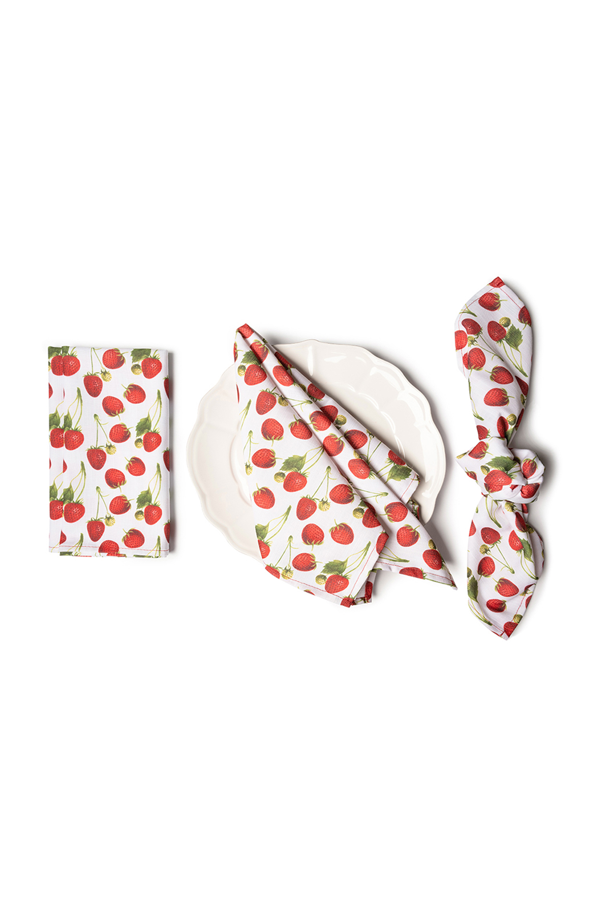 FRESCA Strawberry Napkins